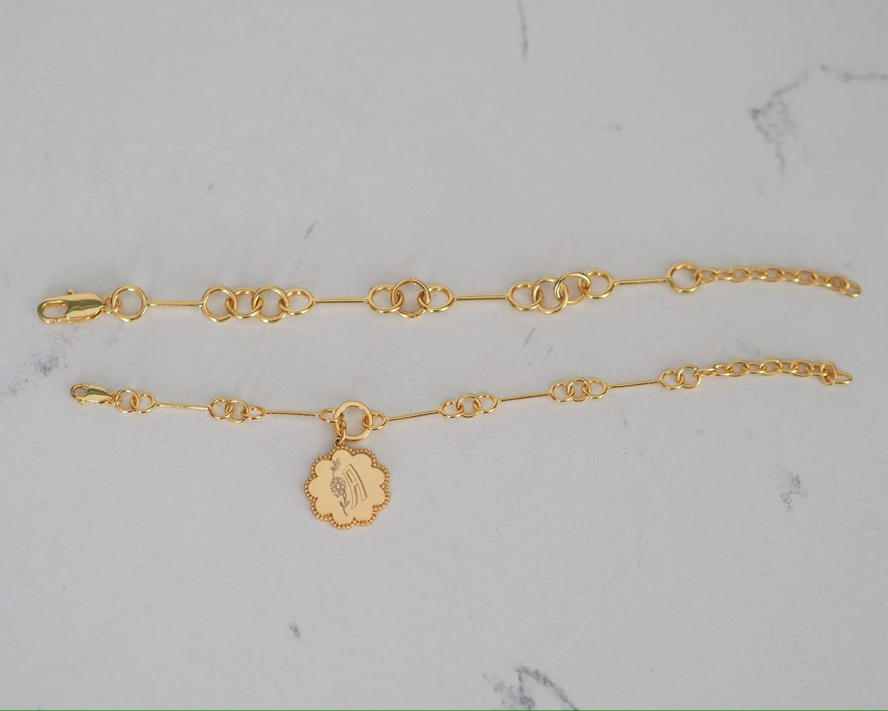 Goldbug Collection Wishbone Bracelet