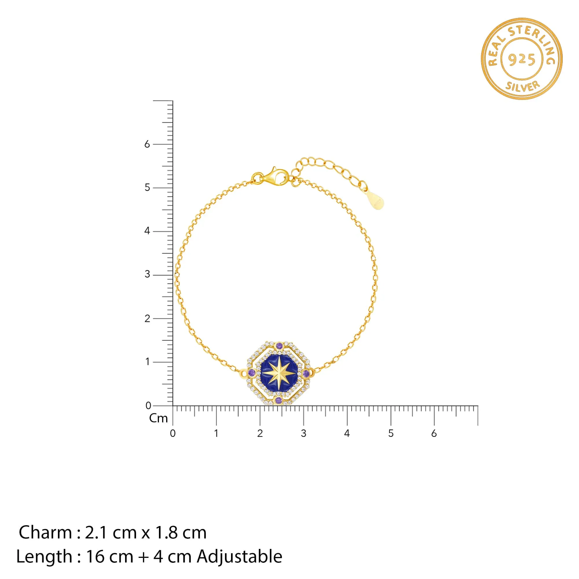 Golden St. Peter's Basilica Sky of Love Bracelet Giva