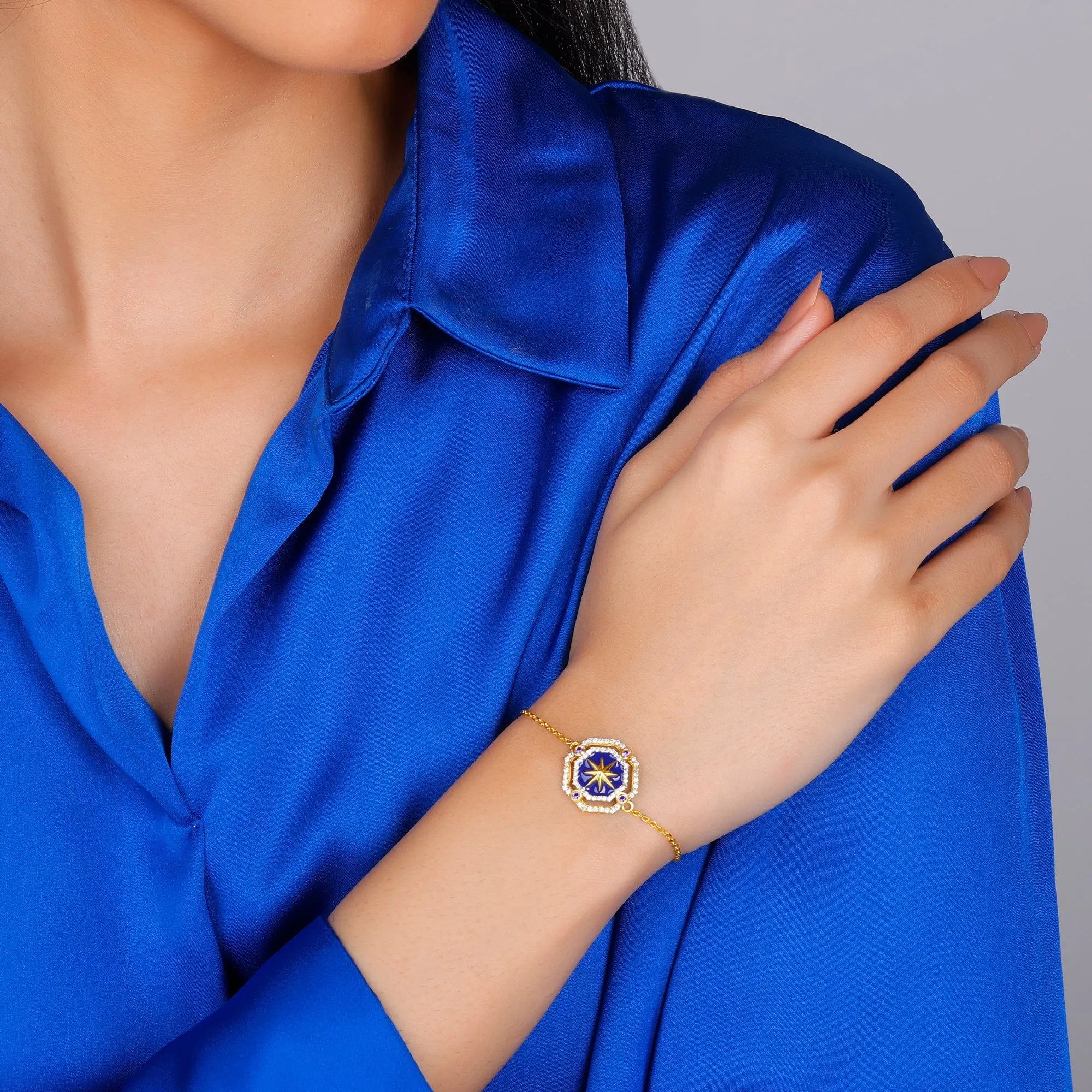 Golden St. Peter's Basilica Sky of Love Bracelet Giva