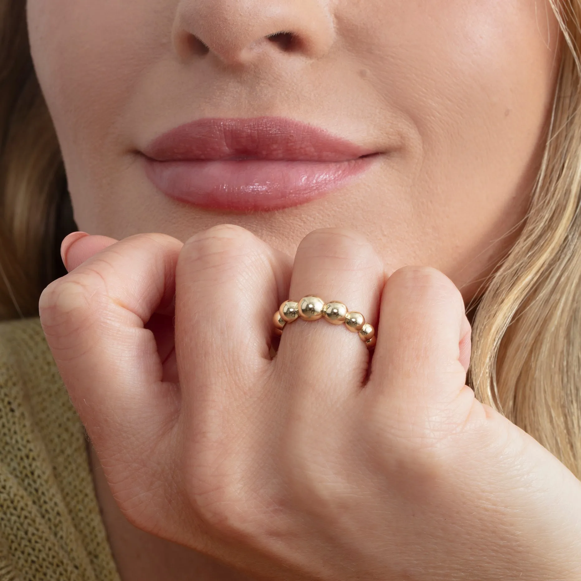 Graduated Bead Ring, Melody SARAHELISE
