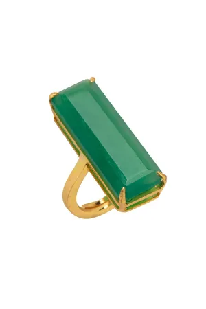 Green Onyx Lucille Ring