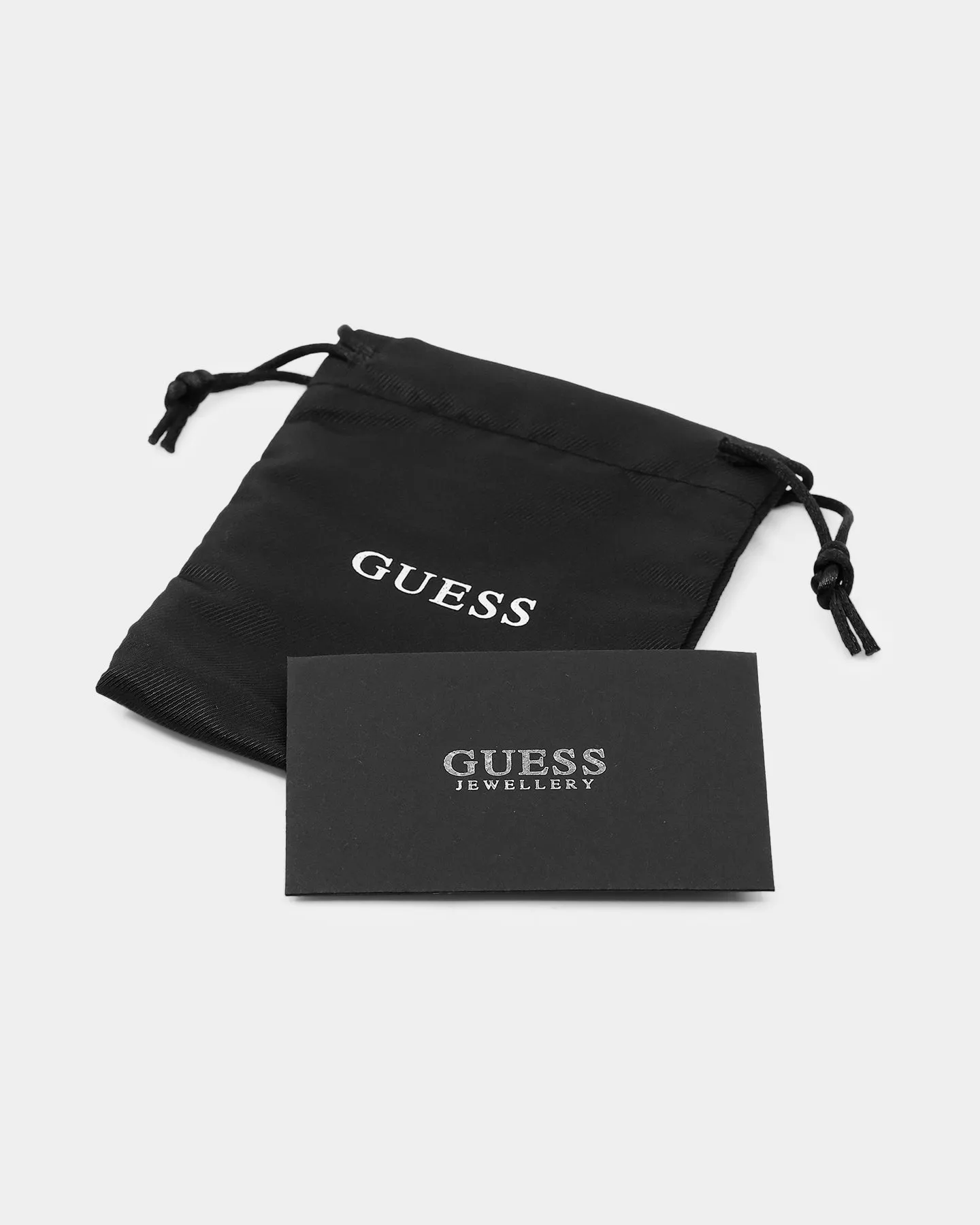 Guess Mainline Lock N' Roll 14mm Curb Chain Bracelet Steel