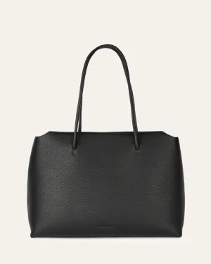 HARVEY TOTE BAG BLACK LEATHER Jo Mercer