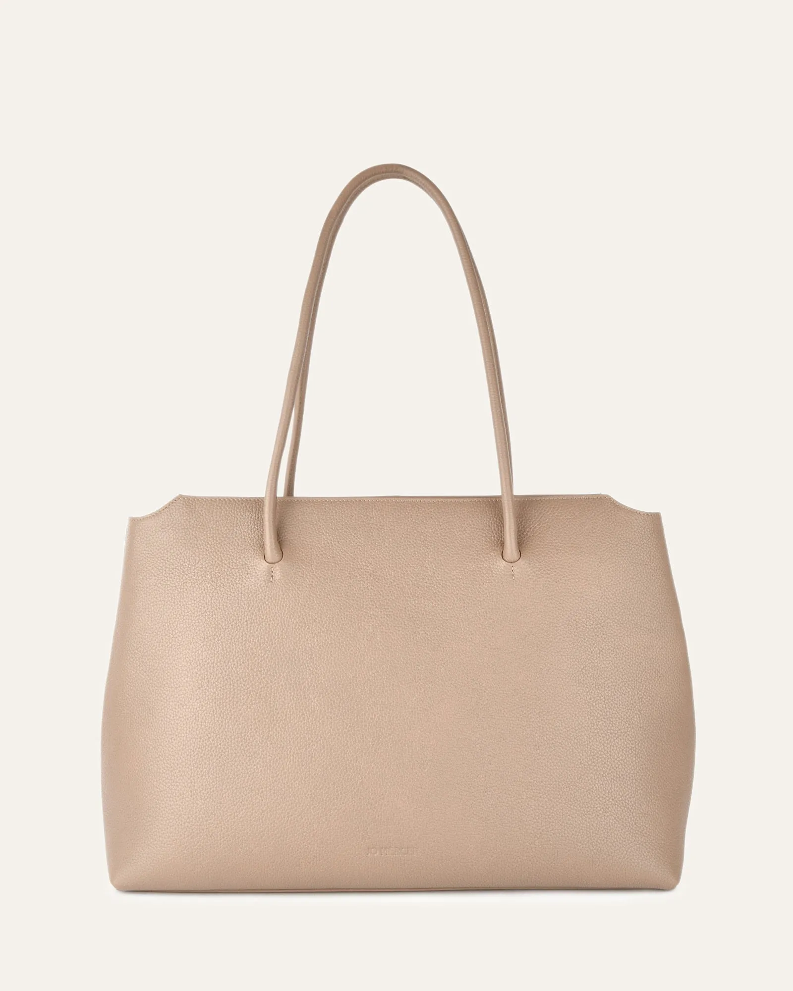 HARVEY TOTE BAG TAUPE LEATHER Jo Mercer