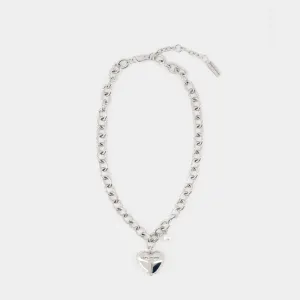 Heart Balloon Necklace - Marc Jacobs - Metal - Silver