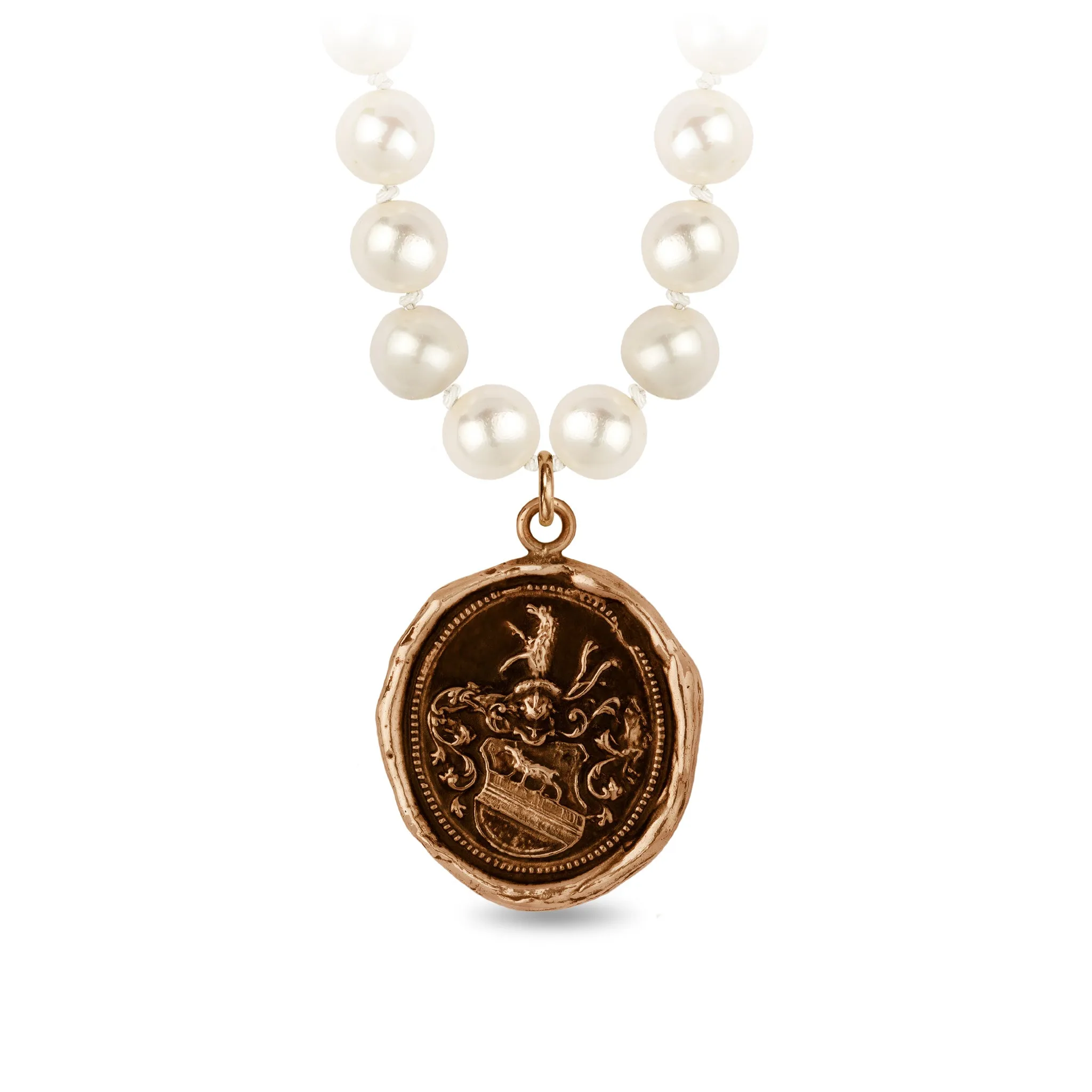 Heart of the Wolf Freshwater Pearl Necklace - Ivory