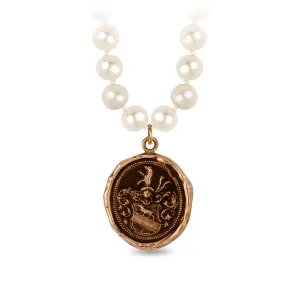 Heart of the Wolf Freshwater Pearl Necklace - Ivory