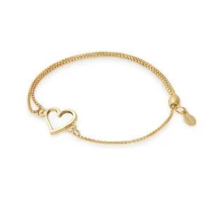 Heart Pull Chain Bracelet