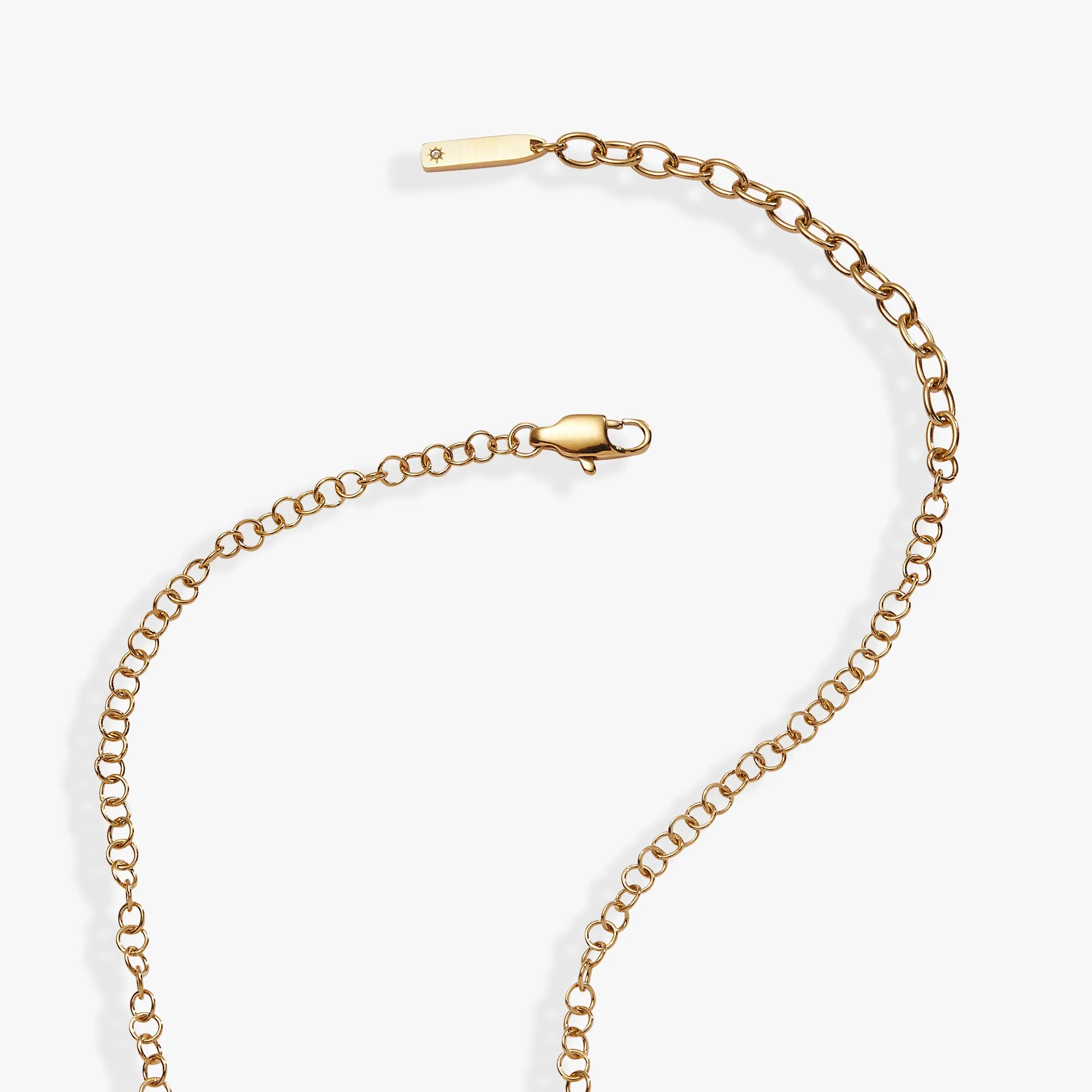 Hidden Message 'Daughter' Crystal Necklace
