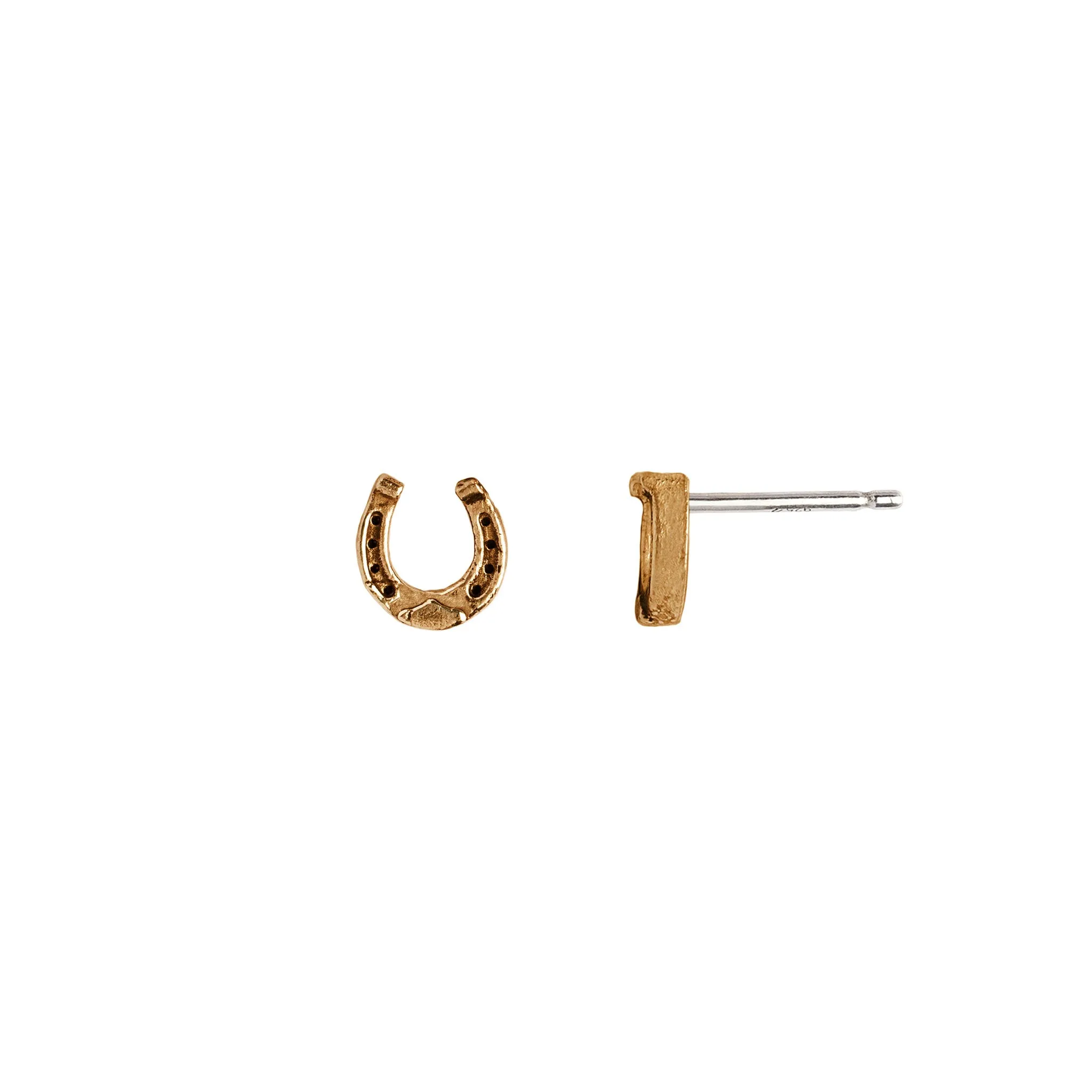 Horseshoe Symbol Stud