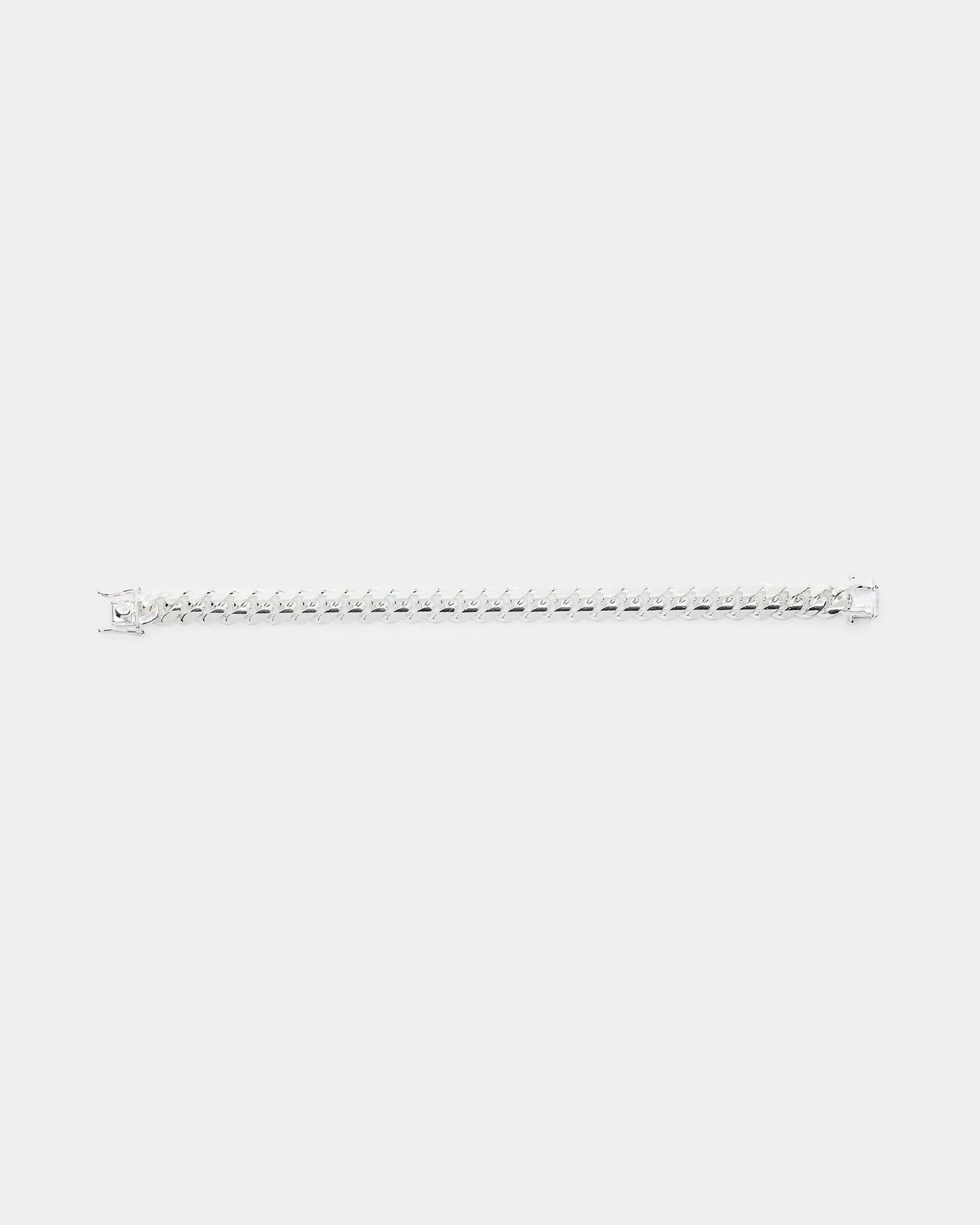 House Of Auric 10mm Cuban Link Bracelet Sterling Silver