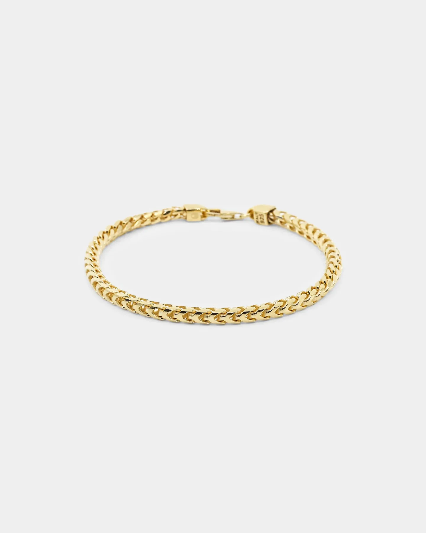House Of Auric 3.7mm Franco Bracelet 18k Gold Vermeil