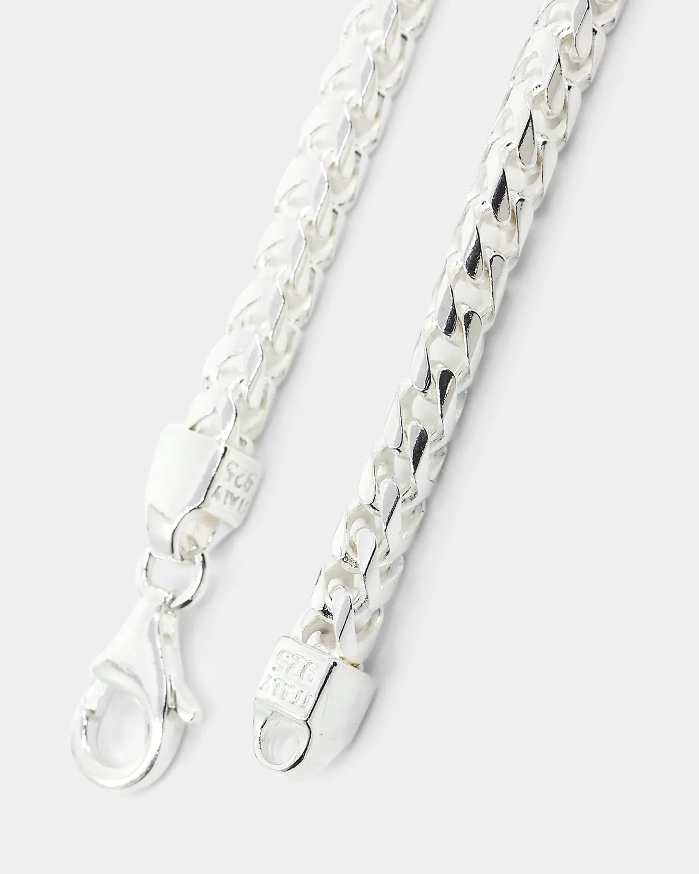 House Of Auric 3.7mm Franco Bracelet Sterling Silver