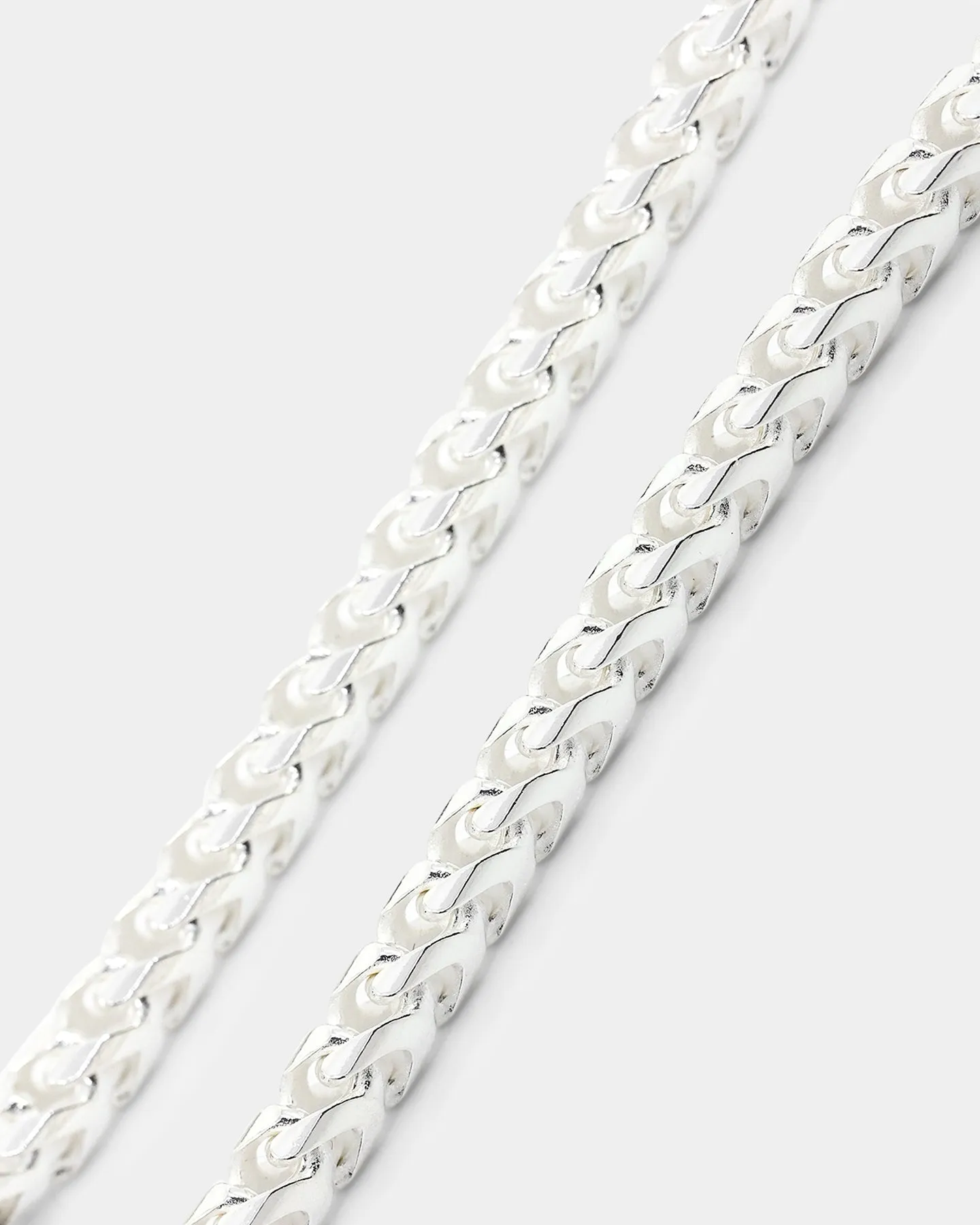 House Of Auric 3.7mm Franco Bracelet Sterling Silver
