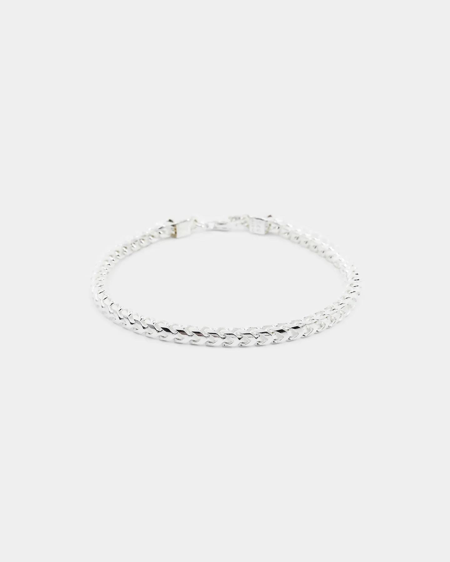 House Of Auric 3.7mm Franco Bracelet Sterling Silver