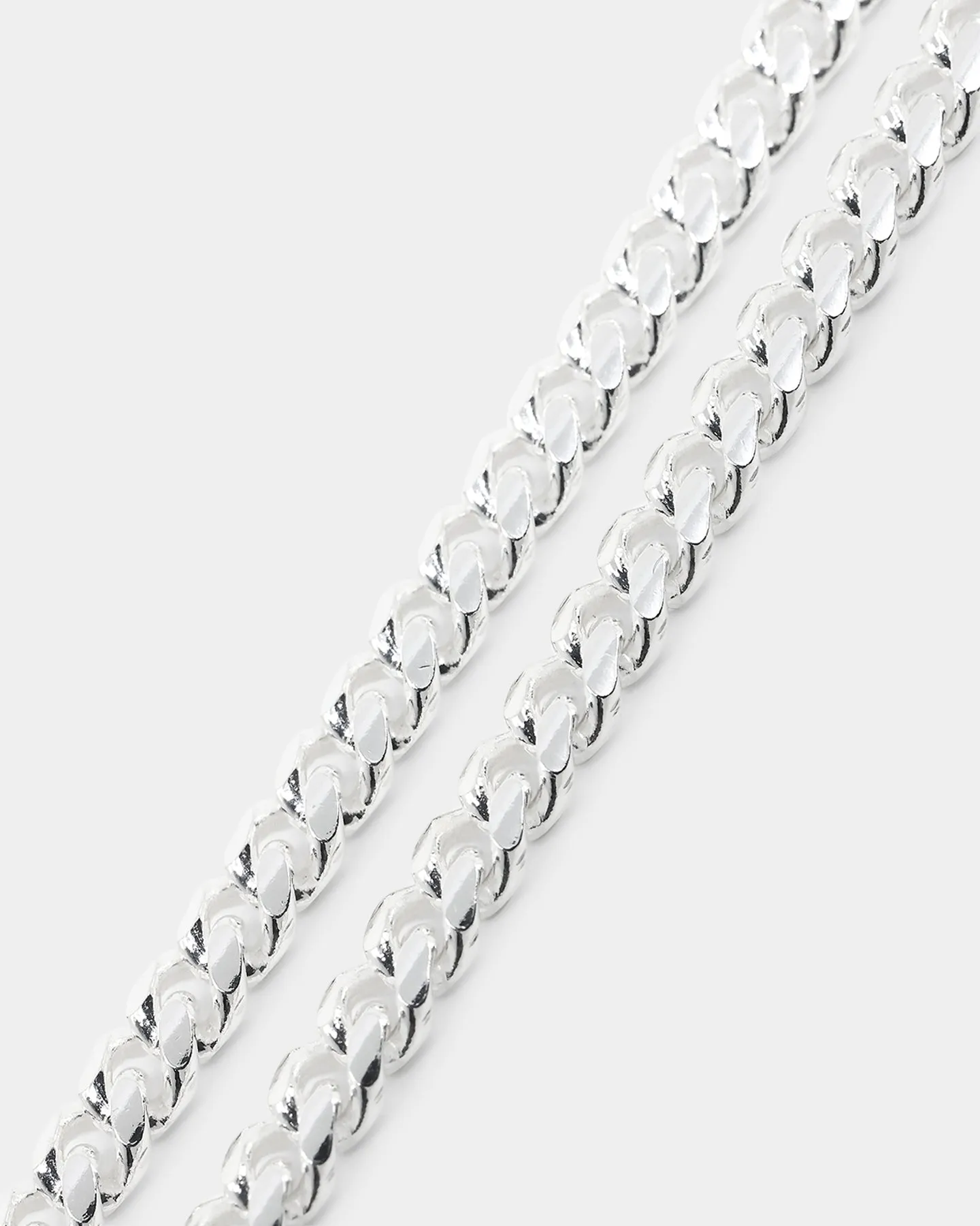 House Of Auric 5mm Cuban Link Bracelet Sterling Silver
