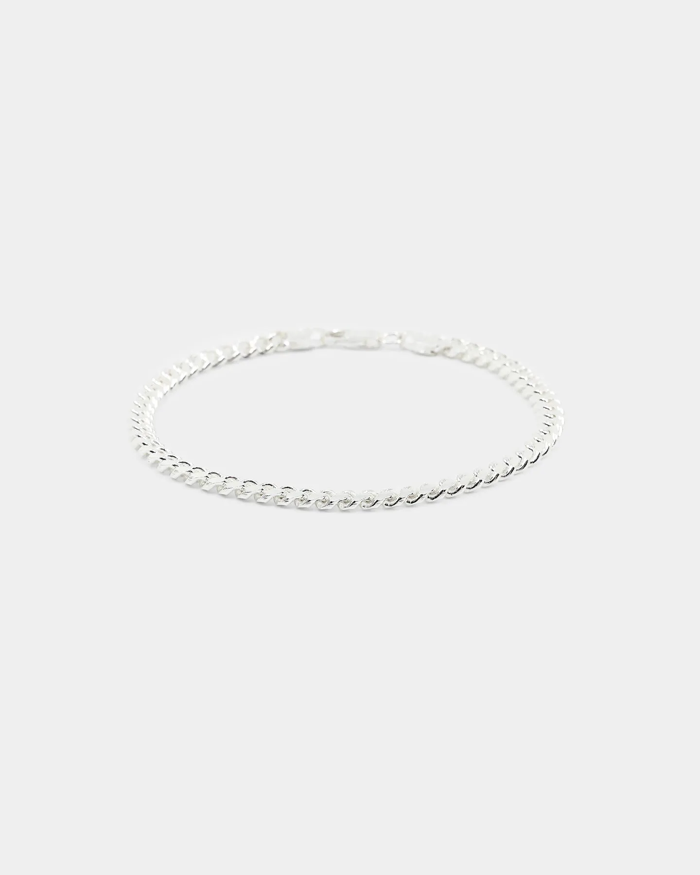 House Of Auric 5mm Cuban Link Bracelet Sterling Silver
