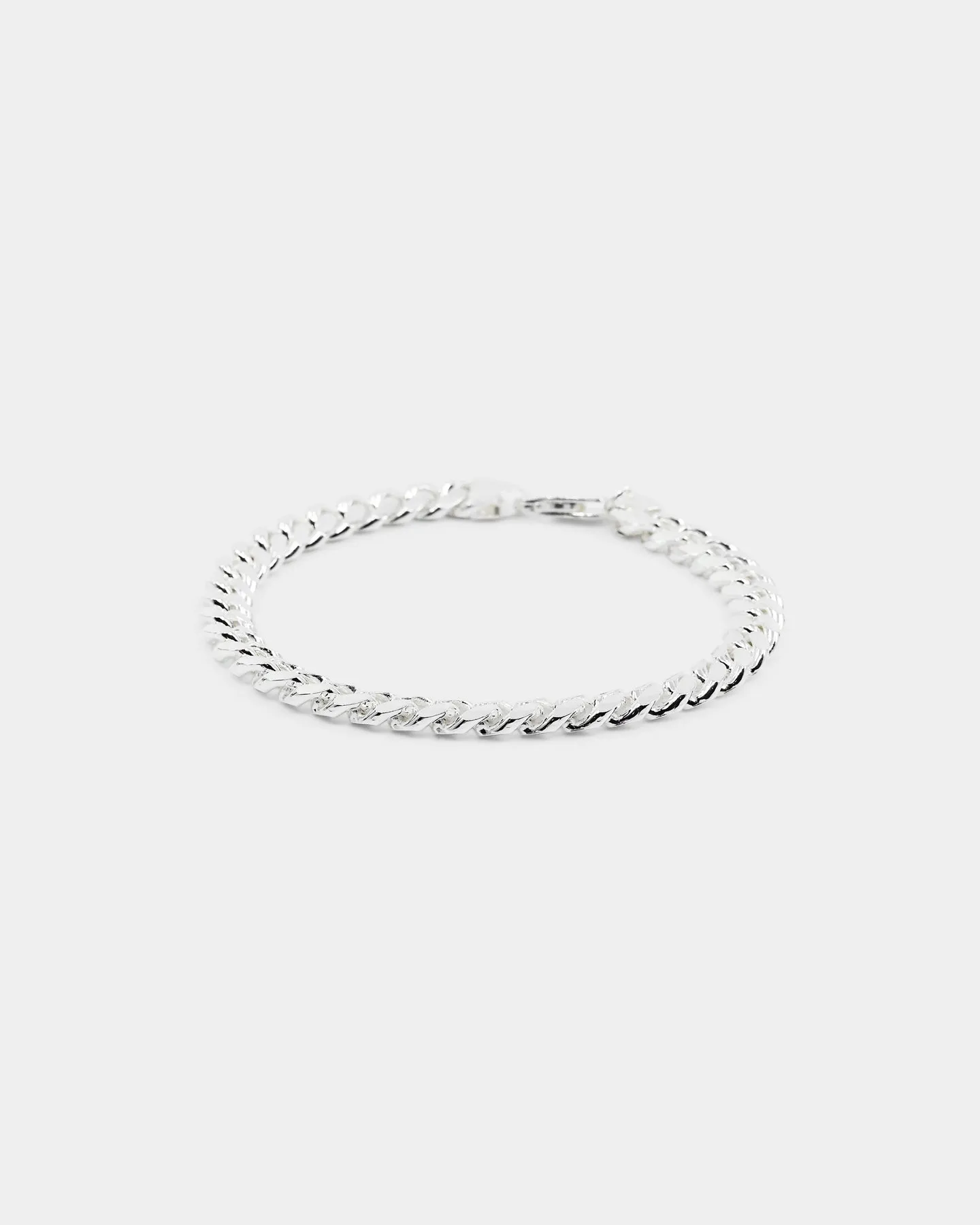 House Of Auric 7mm Cuban Bracelet Sterling Silver