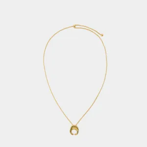 Initial Necklace - Charlotte Chesnais - Silver/Gold 18Kt - Gold