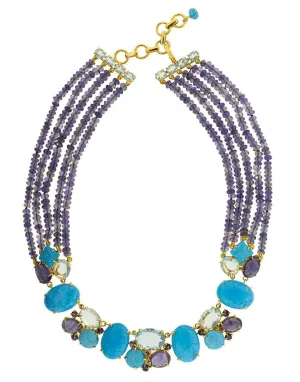 Iolite Strand Set Necklace