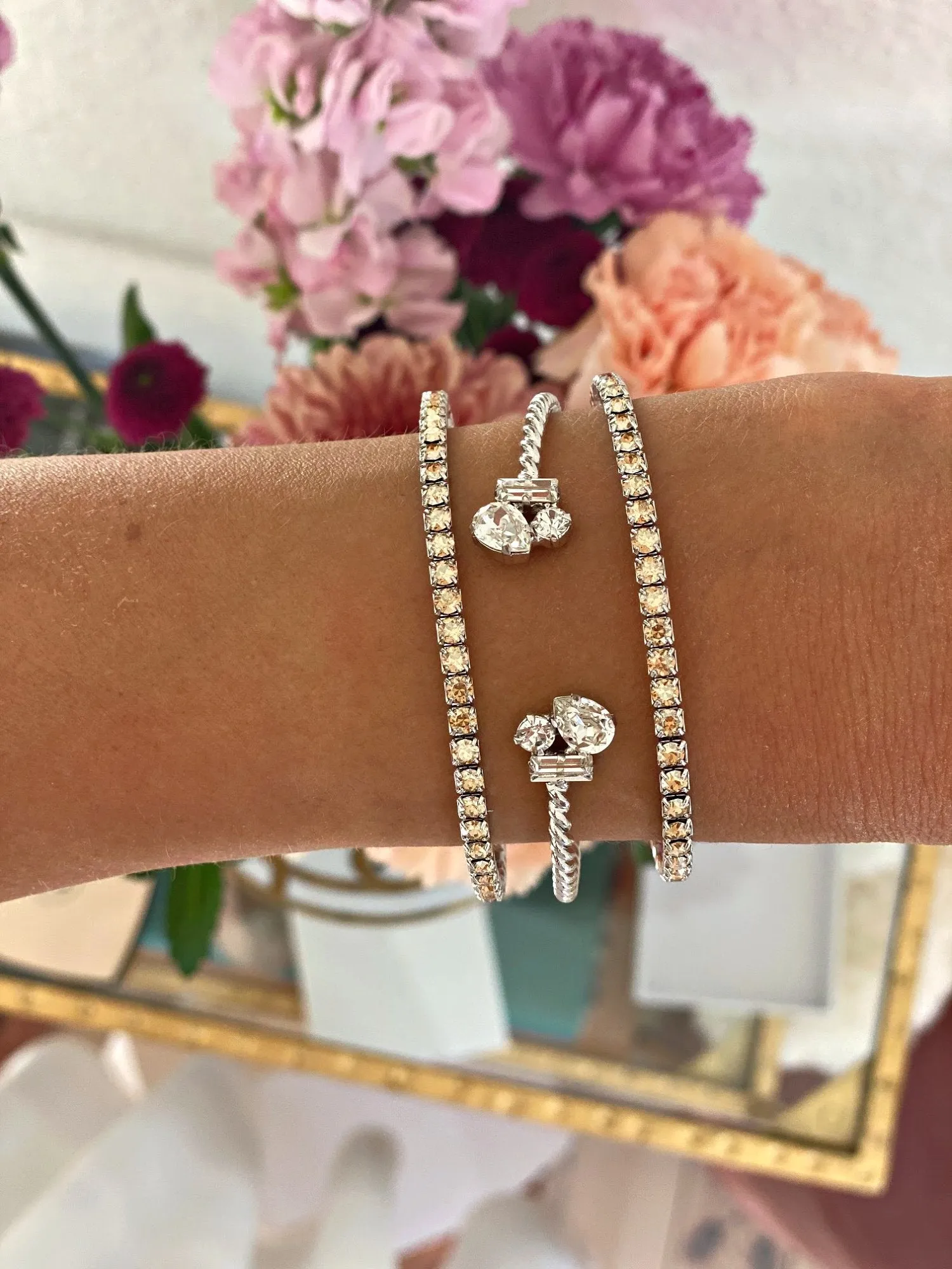 Isa Bracelet / Crystal Caroline Svedbom