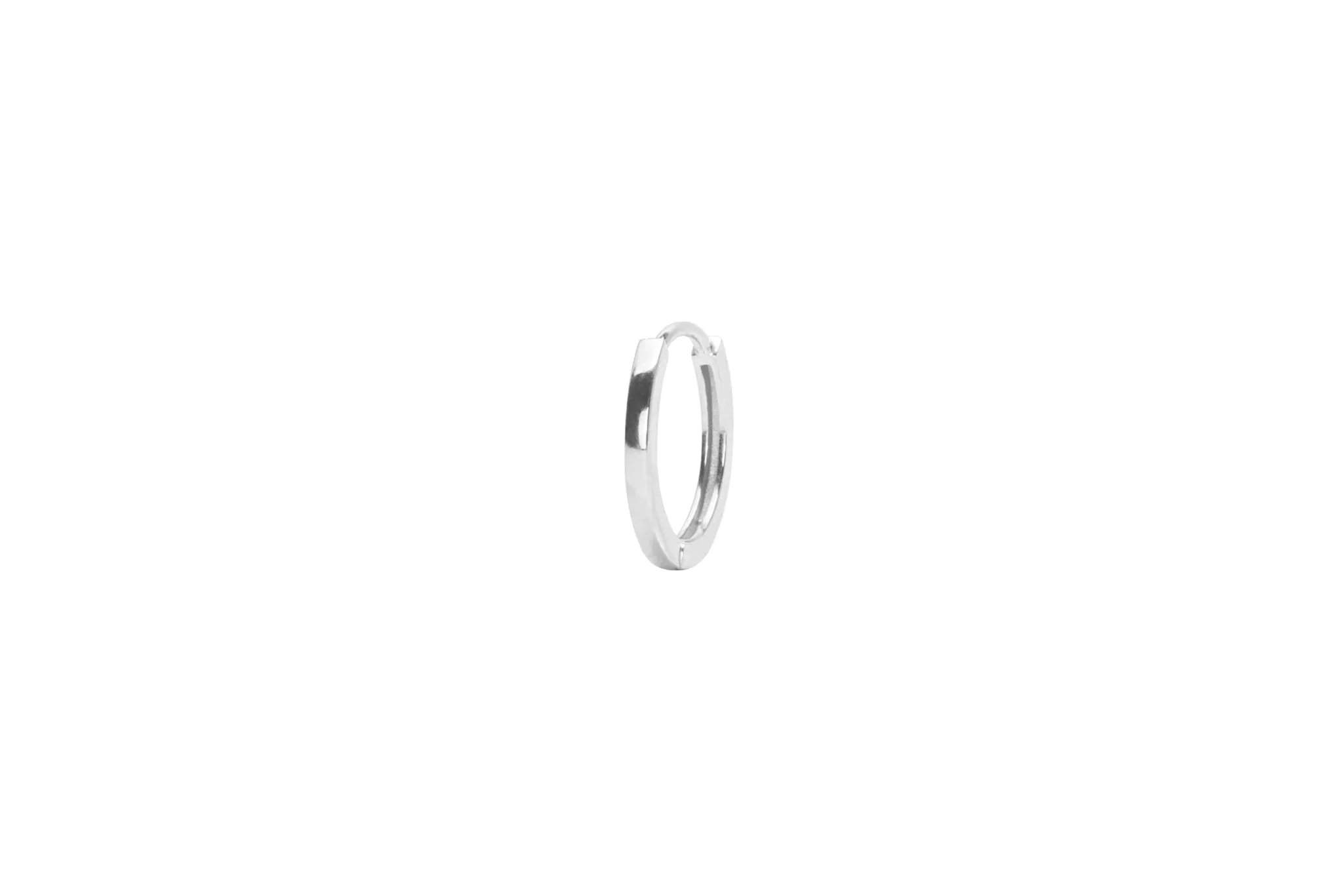 IX Mini Silver Hoop