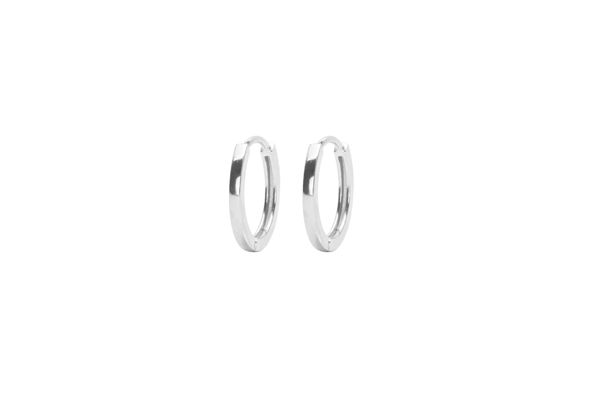 IX Mini Silver Hoop