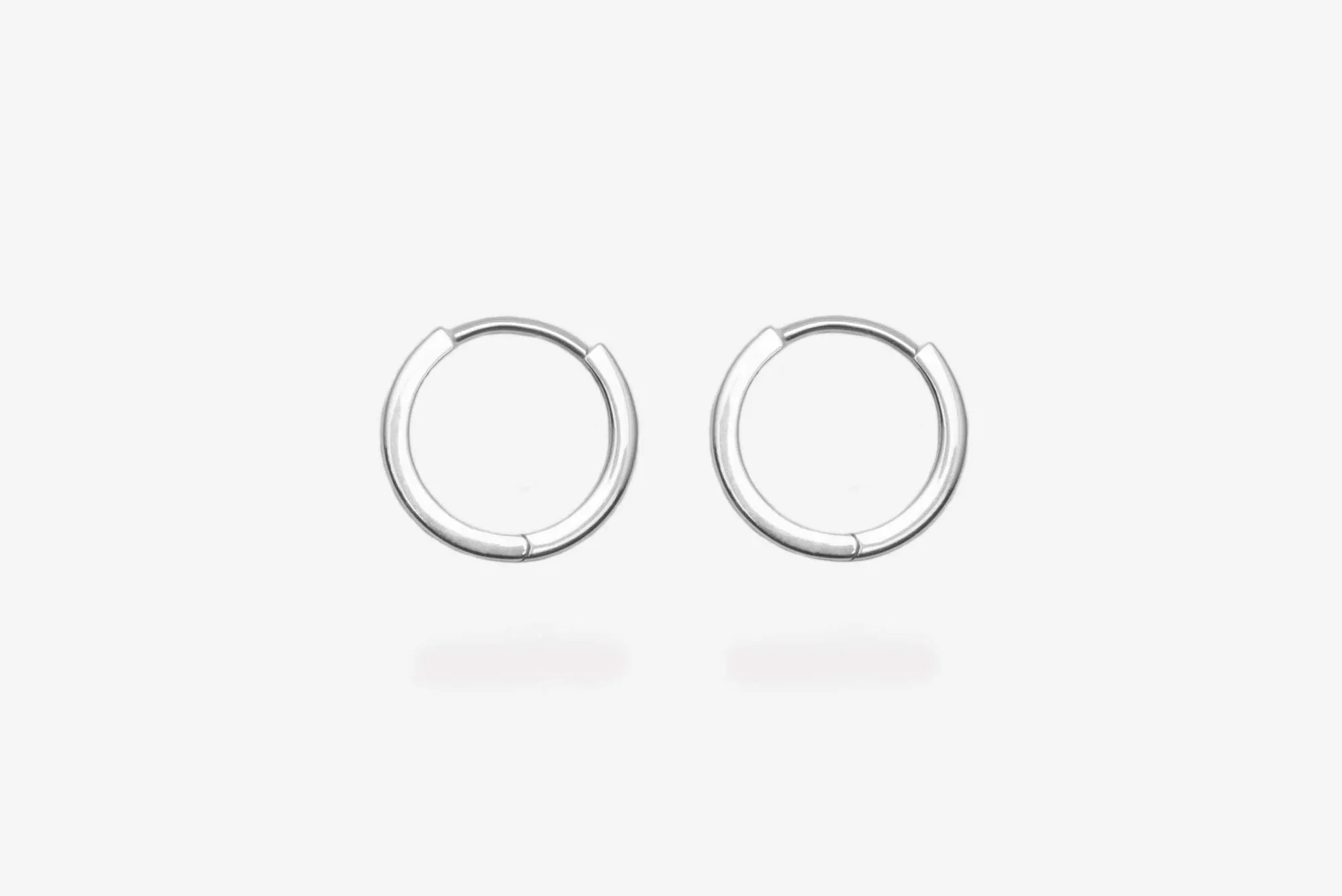 IX Mini Silver Hoop