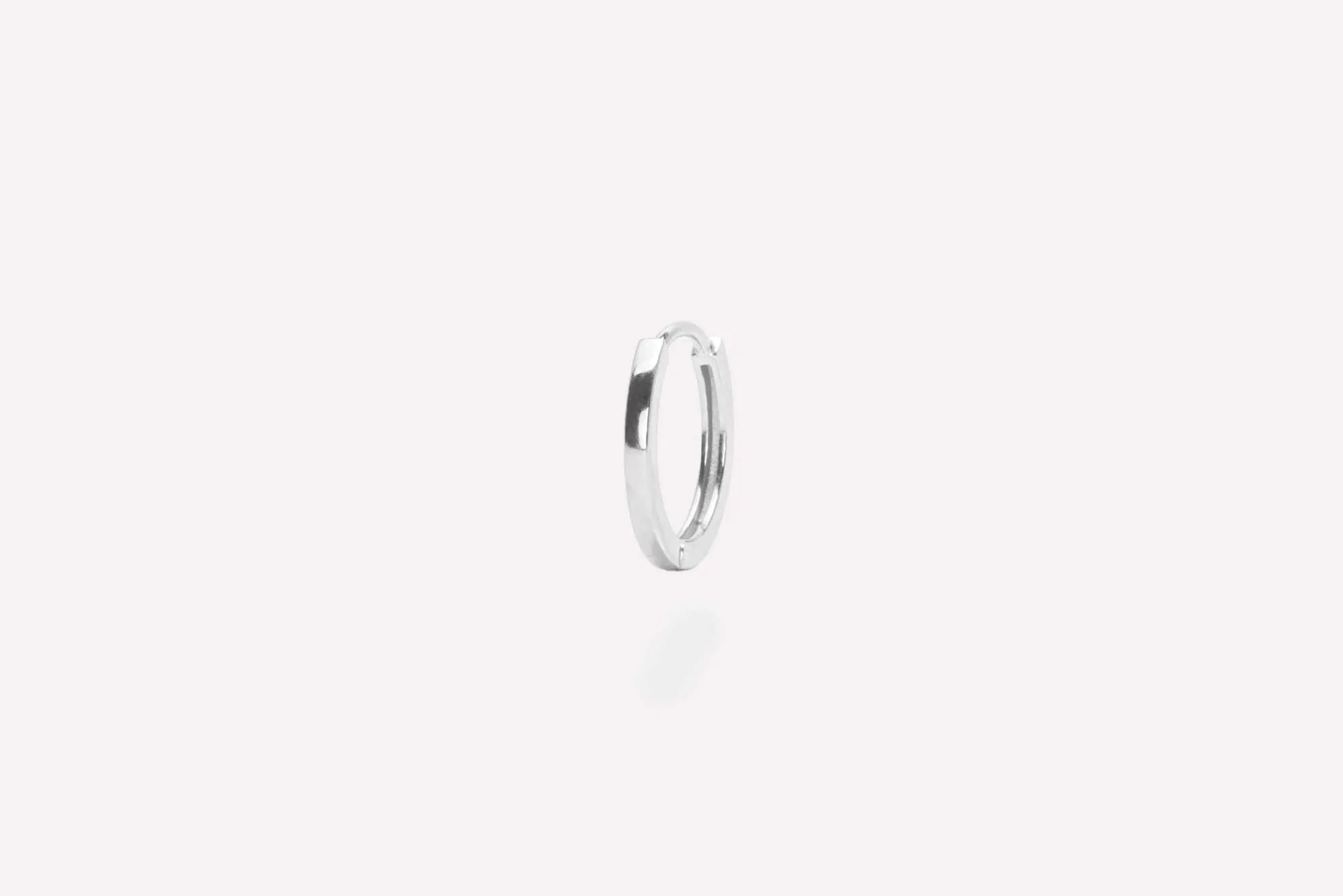 IX Mini Silver Hoop