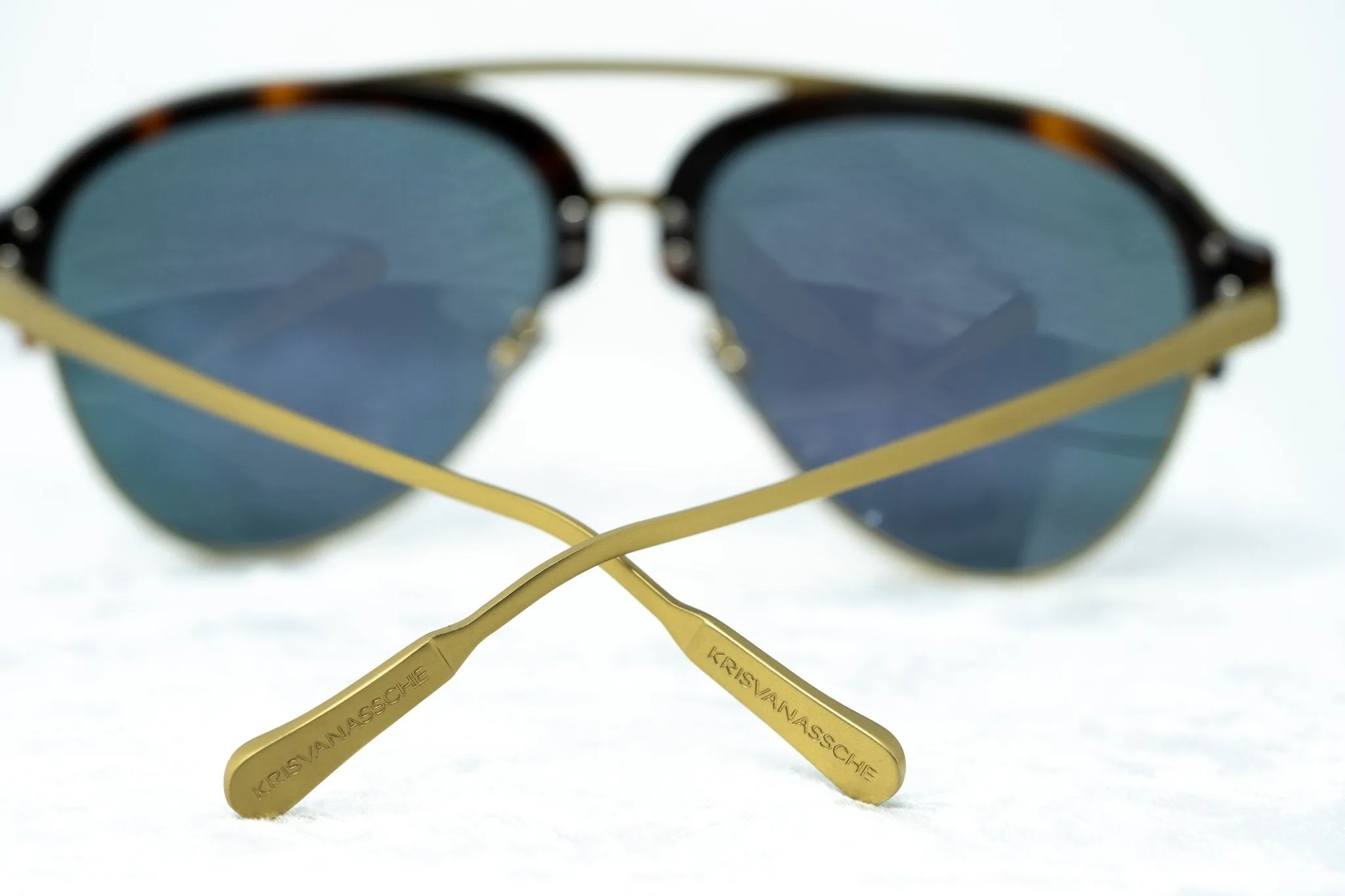 Kris Van Assche Sunglasses Bronze and Red Revo