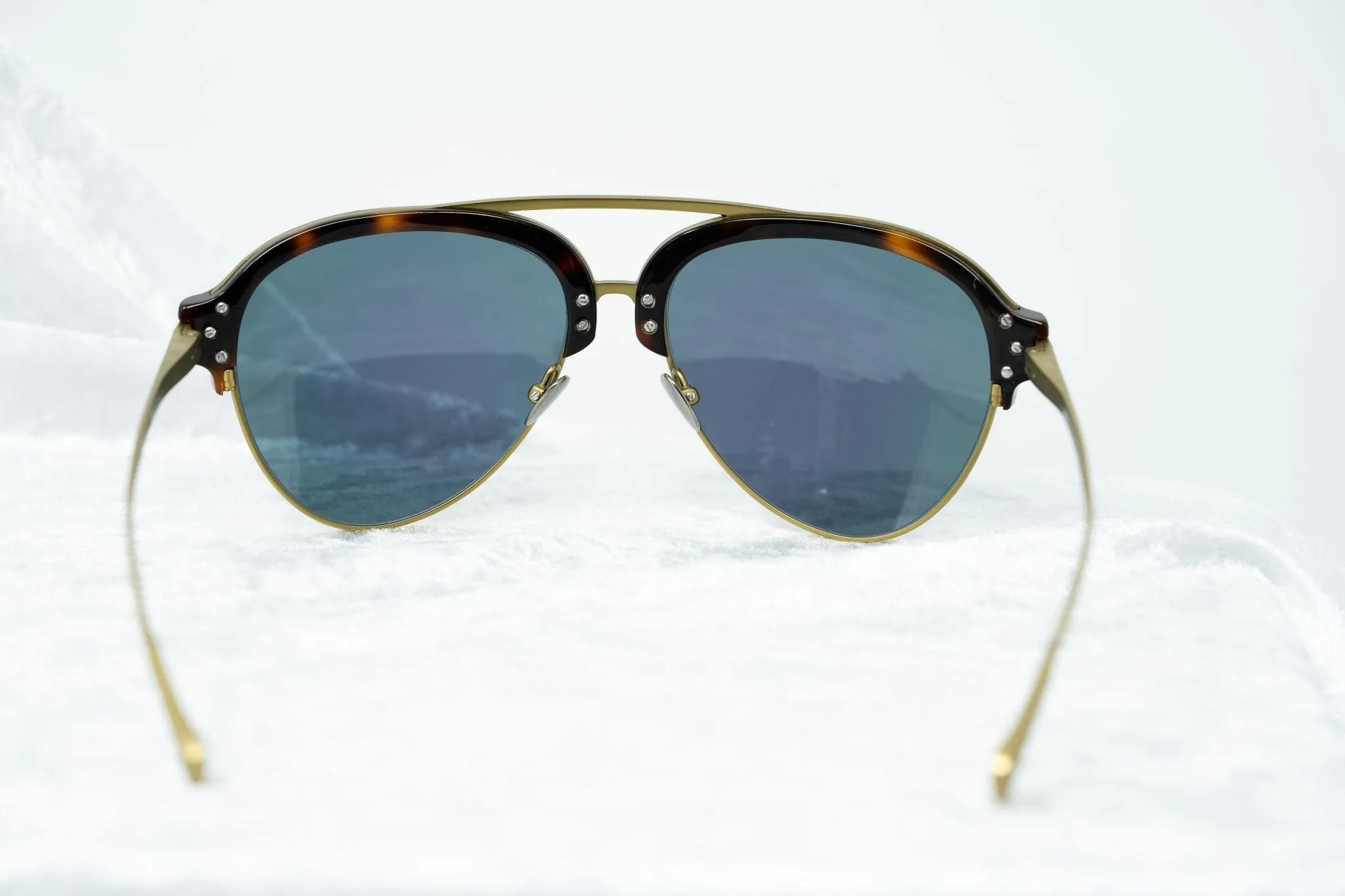 Kris Van Assche Sunglasses Bronze and Red Revo