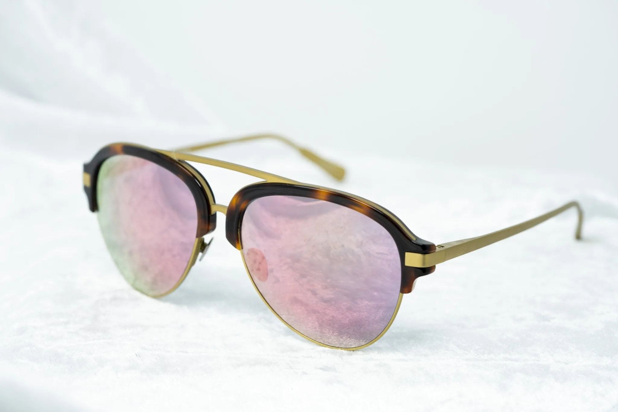Kris Van Assche Sunglasses Bronze and Red Revo
