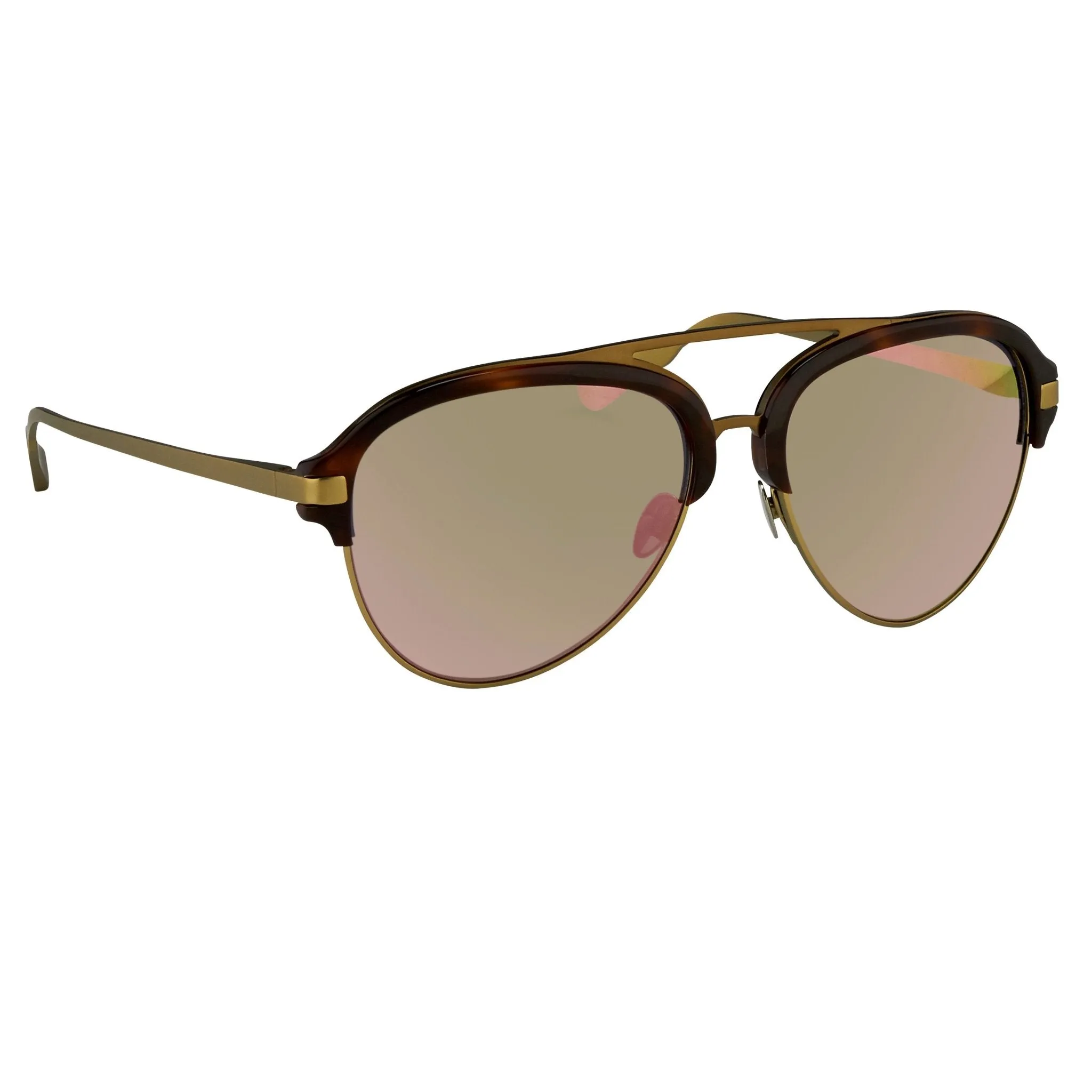 Kris Van Assche Sunglasses Bronze and Red Revo
