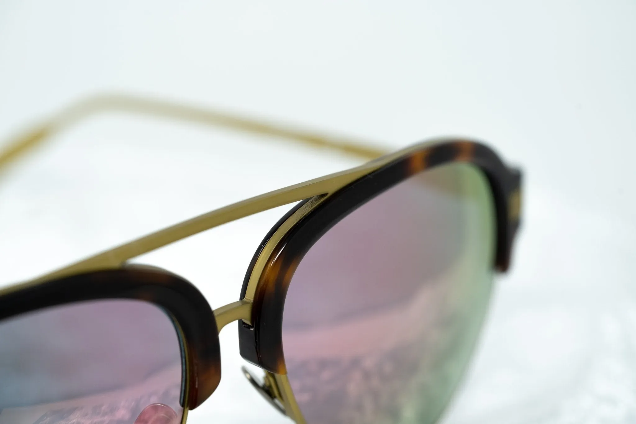 Kris Van Assche Sunglasses Bronze and Red Revo
