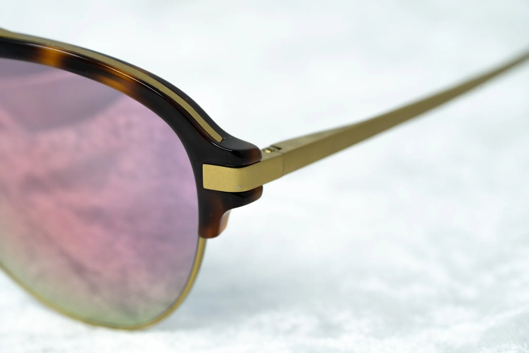 Kris Van Assche Sunglasses Bronze and Red Revo