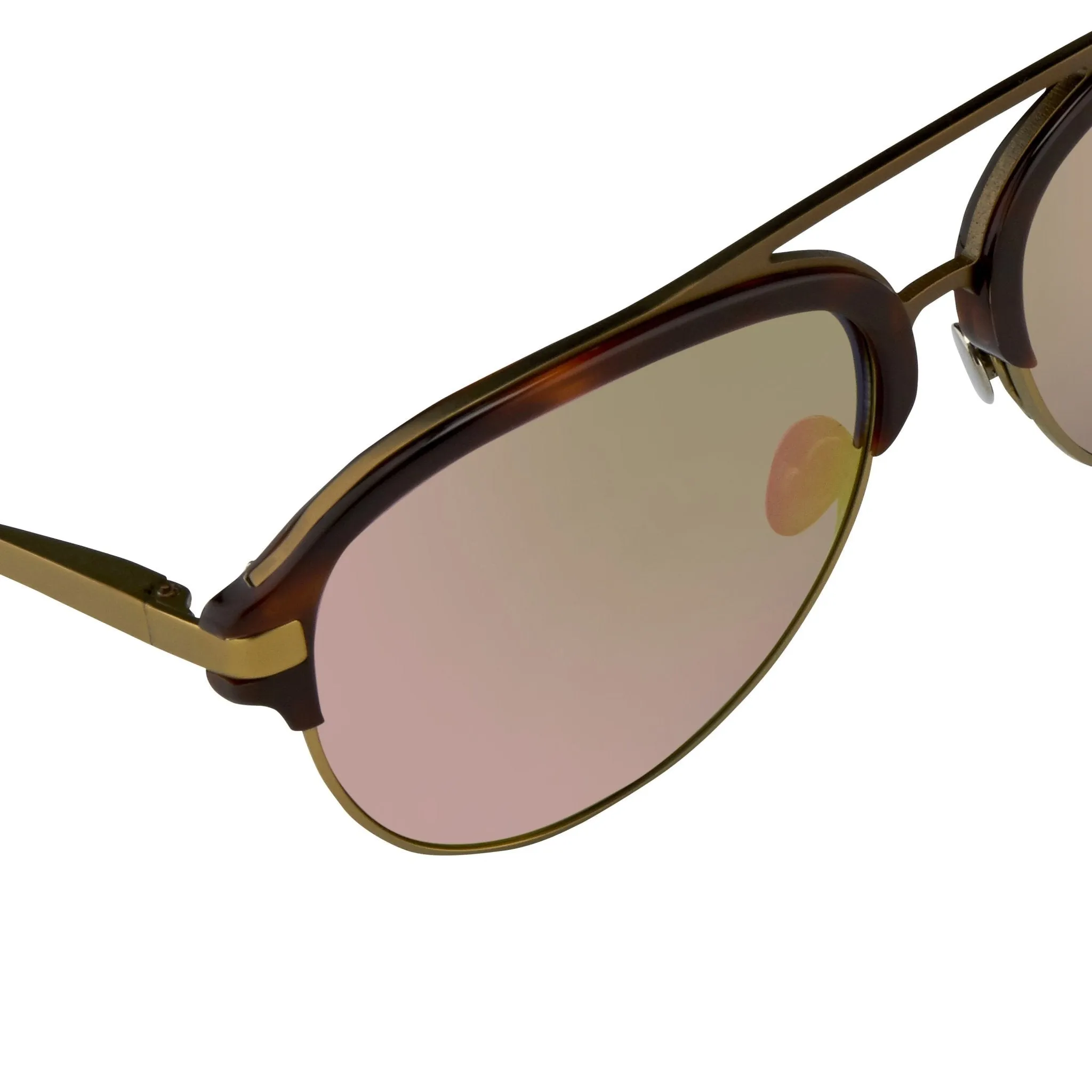 Kris Van Assche Sunglasses Bronze and Red Revo