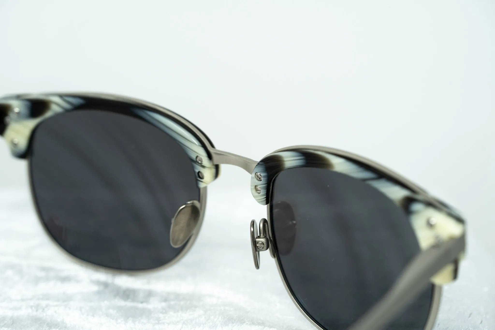 Kris Van Assche Sunglasses D-Frame Brown and Blue