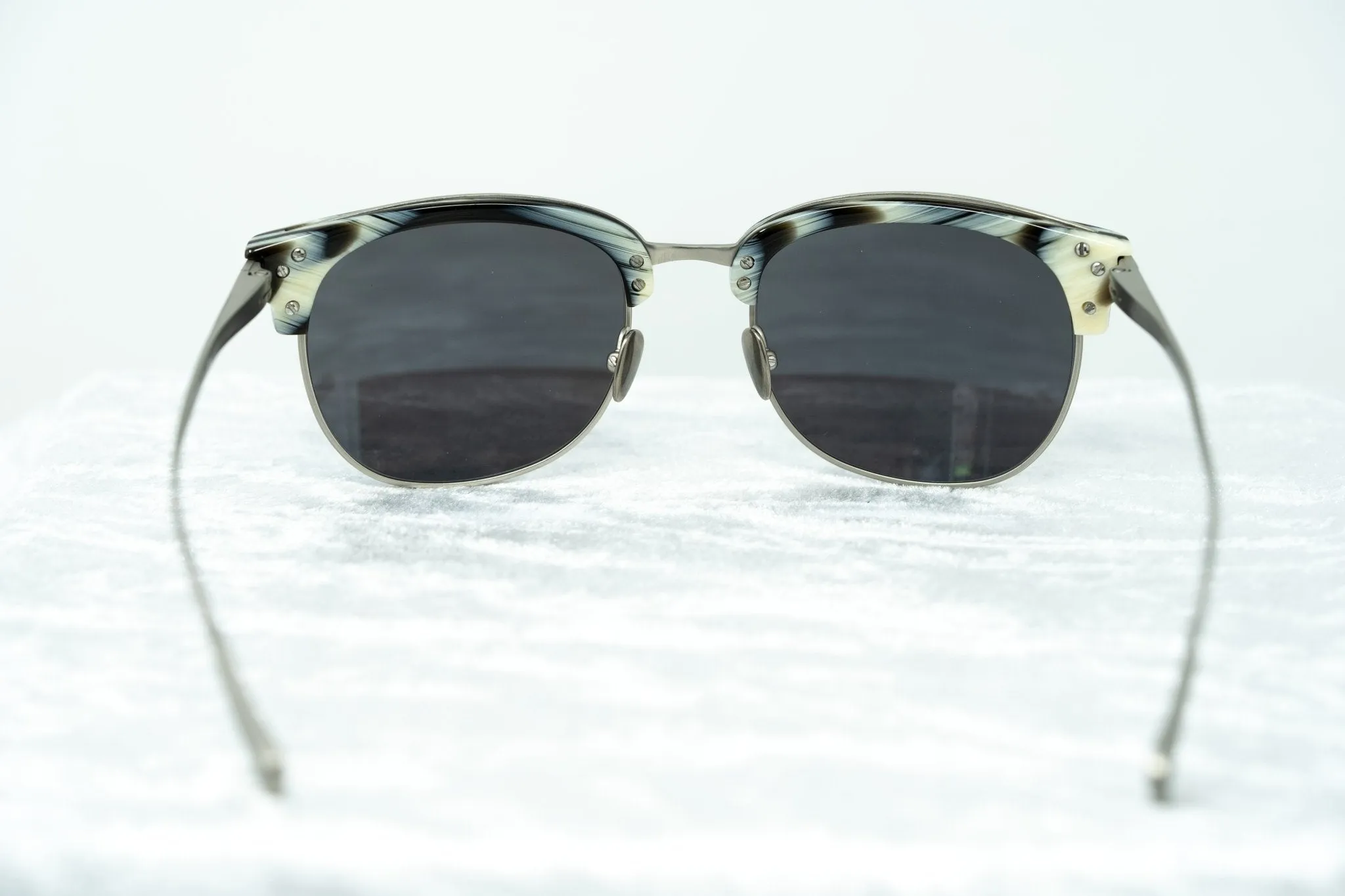 Kris Van Assche Sunglasses D-Frame Brown and Blue