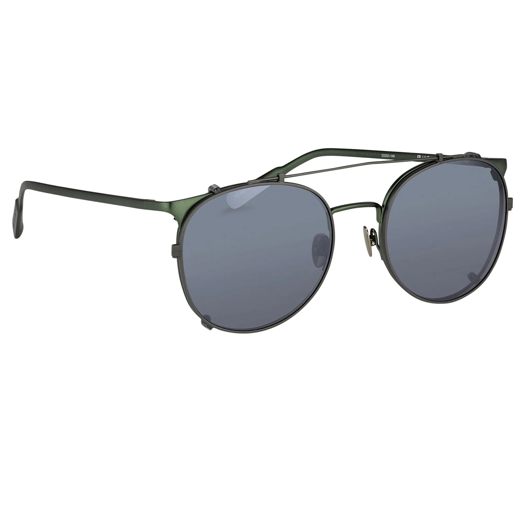 Kris Van Assche Sunglasses Round Green and Flash