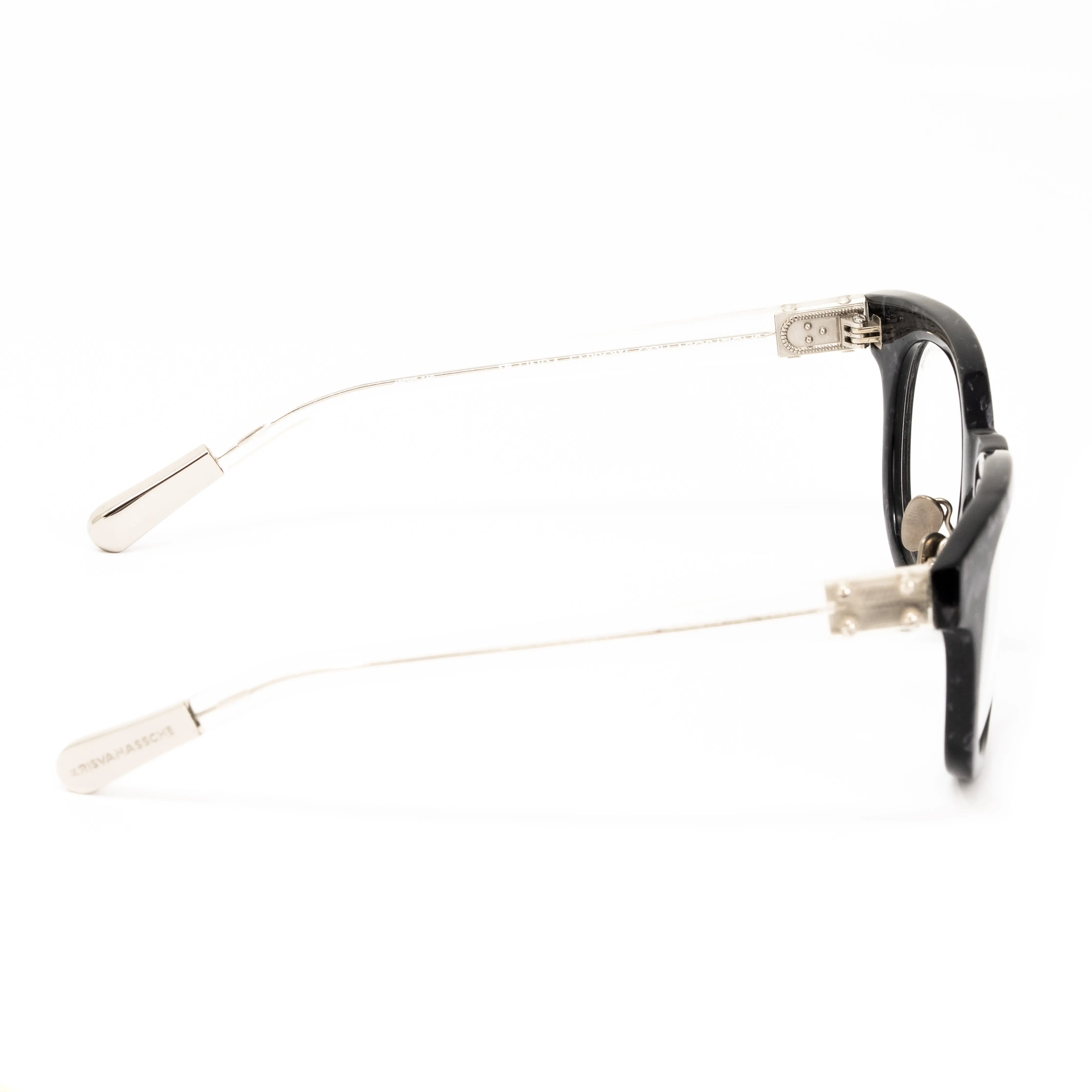 Kris Van Assche x Linda Farrow Black Eyeglasses KVA22C2OPT