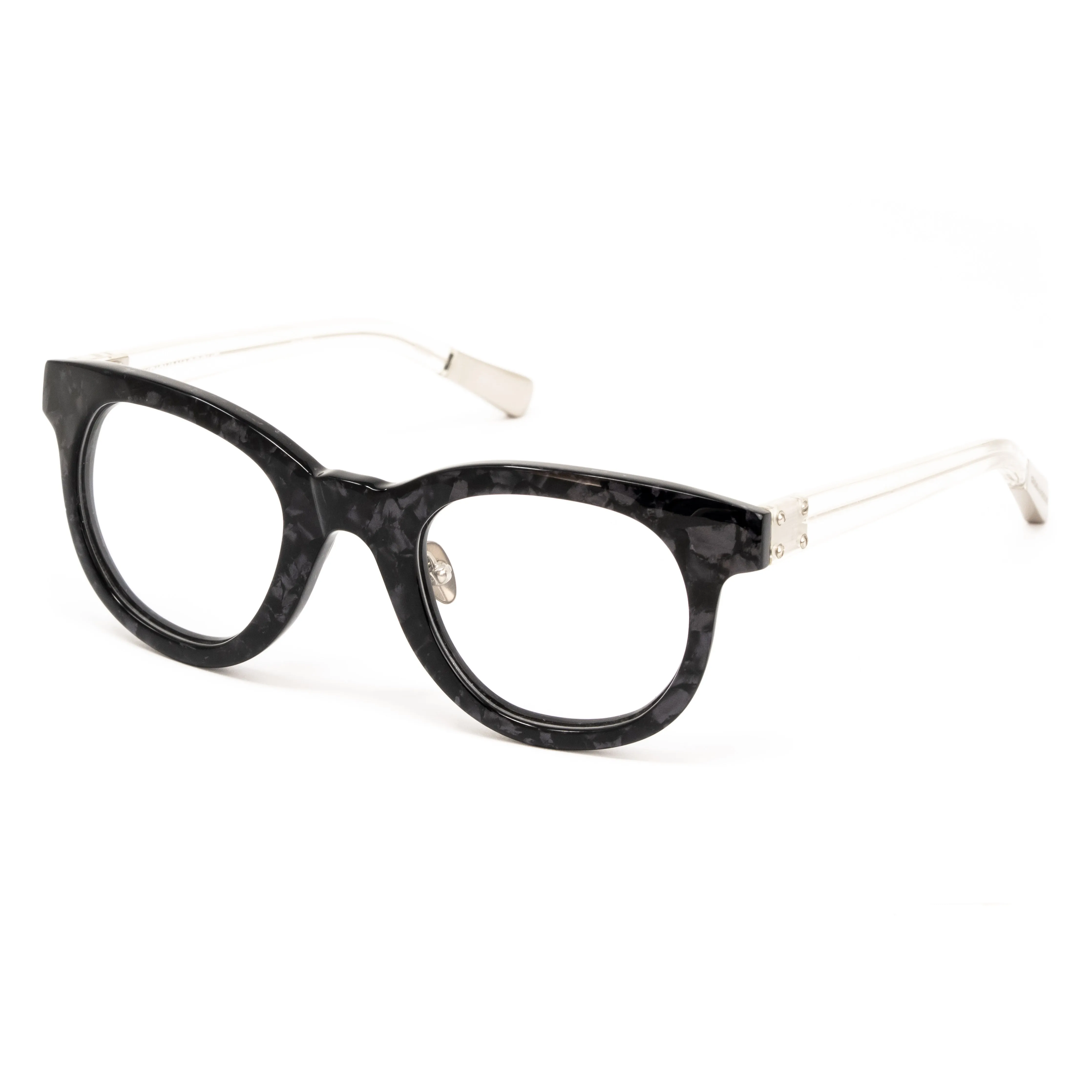 Kris Van Assche x Linda Farrow Black Eyeglasses KVA22C2OPT