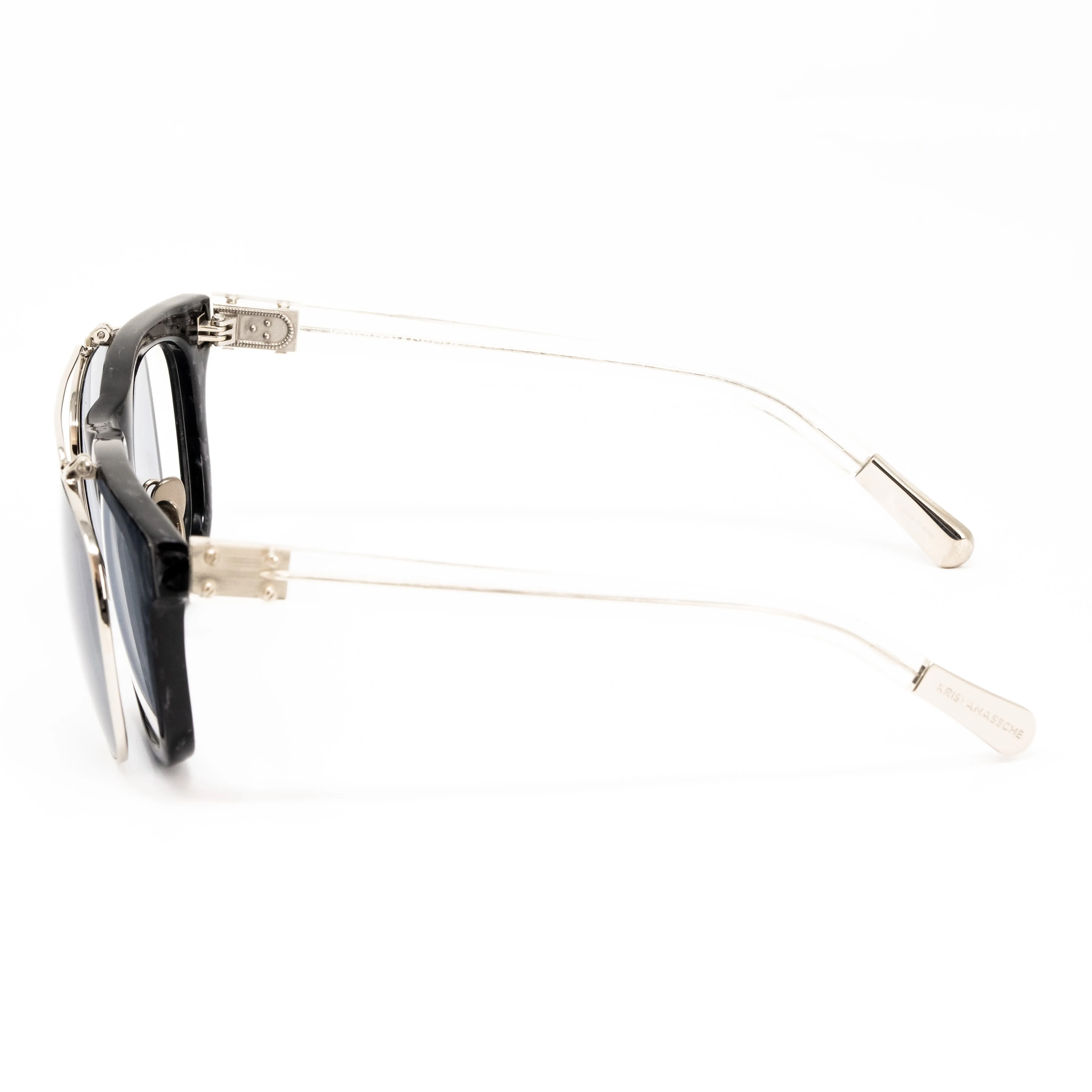 Kris Van Assche x Linda Farrow Black Sunglasses KVA14C2SUN