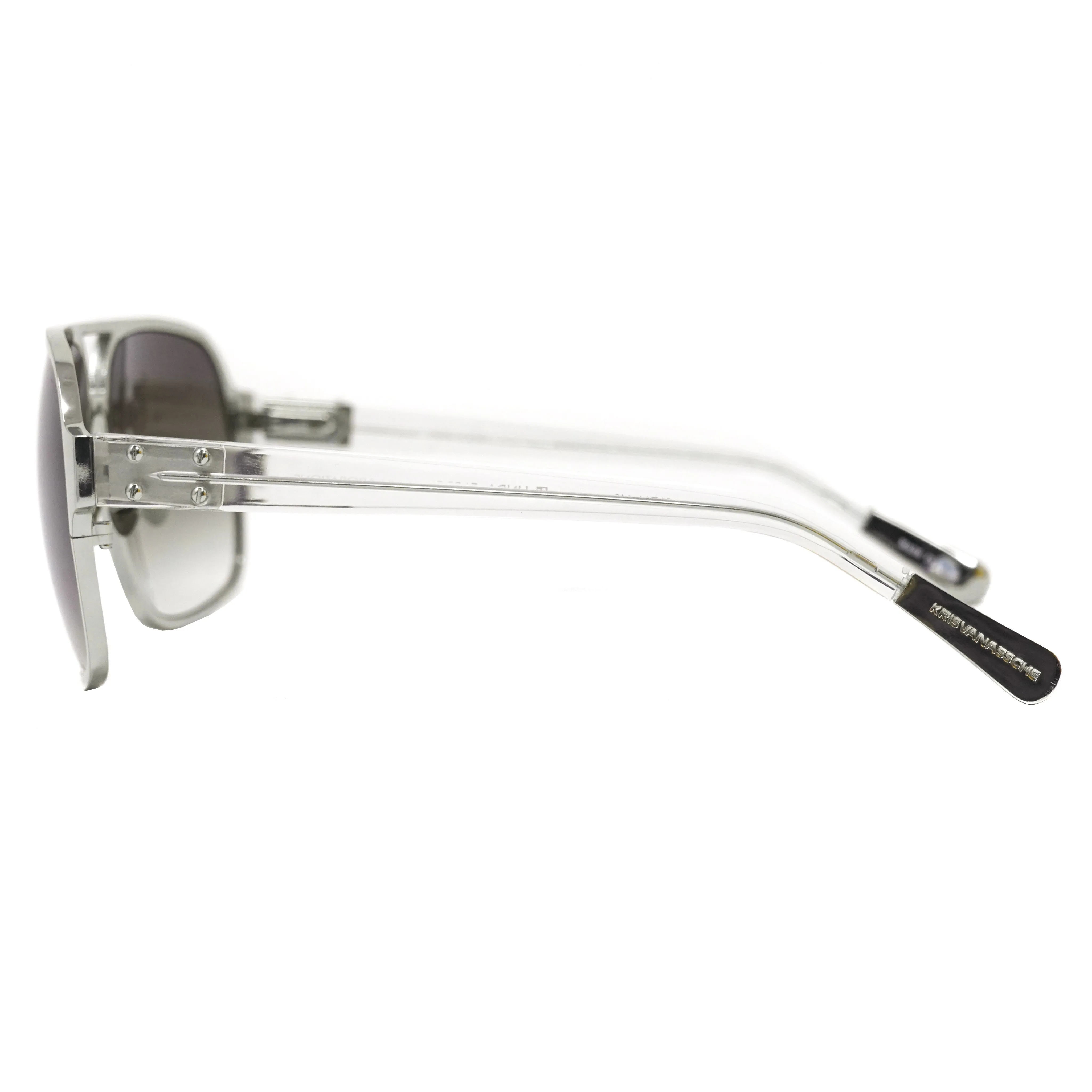 Kris Van Assche x Linda Farrow Grey Sunglasses KVA2C4SUN