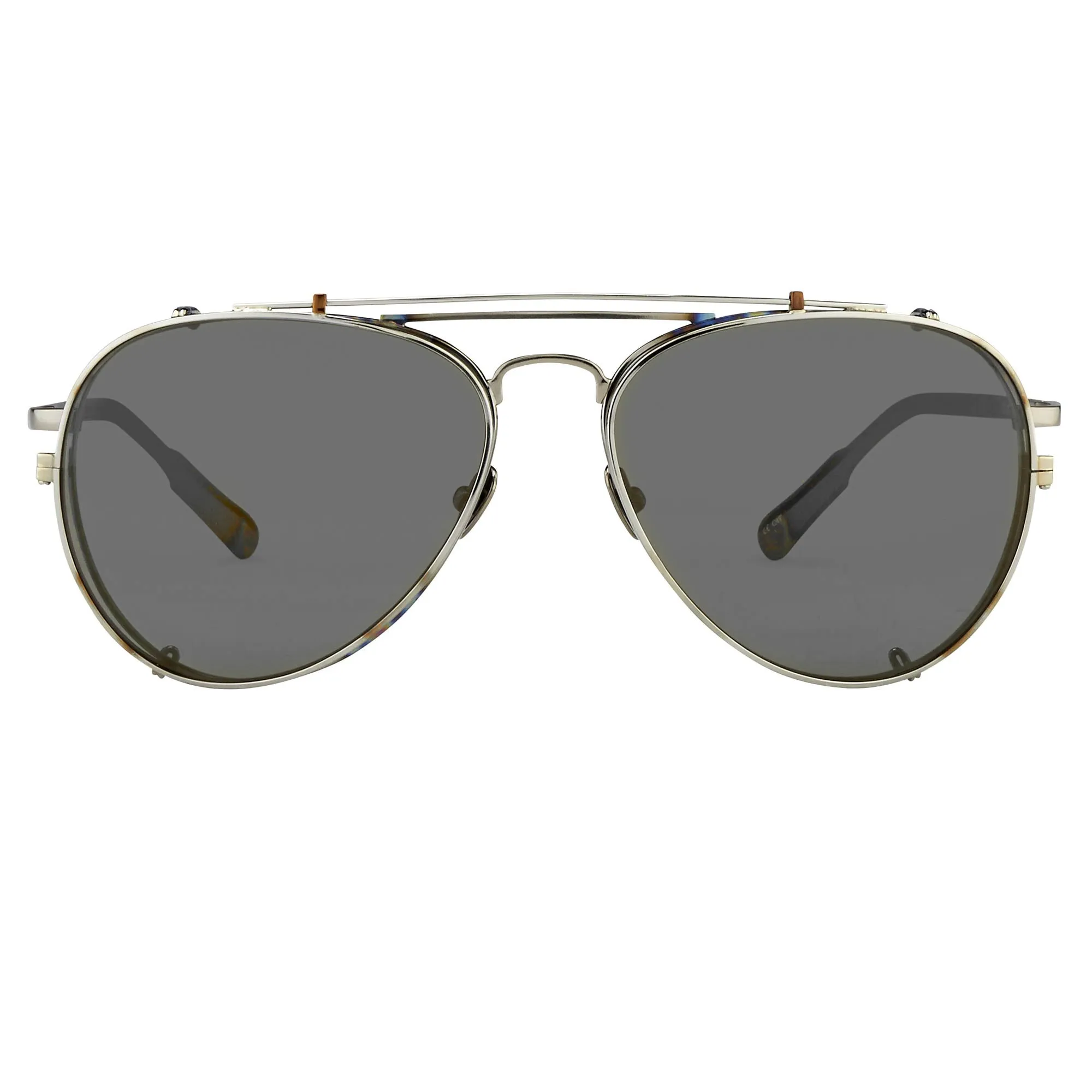 Kris Van Assche x Linda Farrow Steel Sunglasses KVA89C1SUN