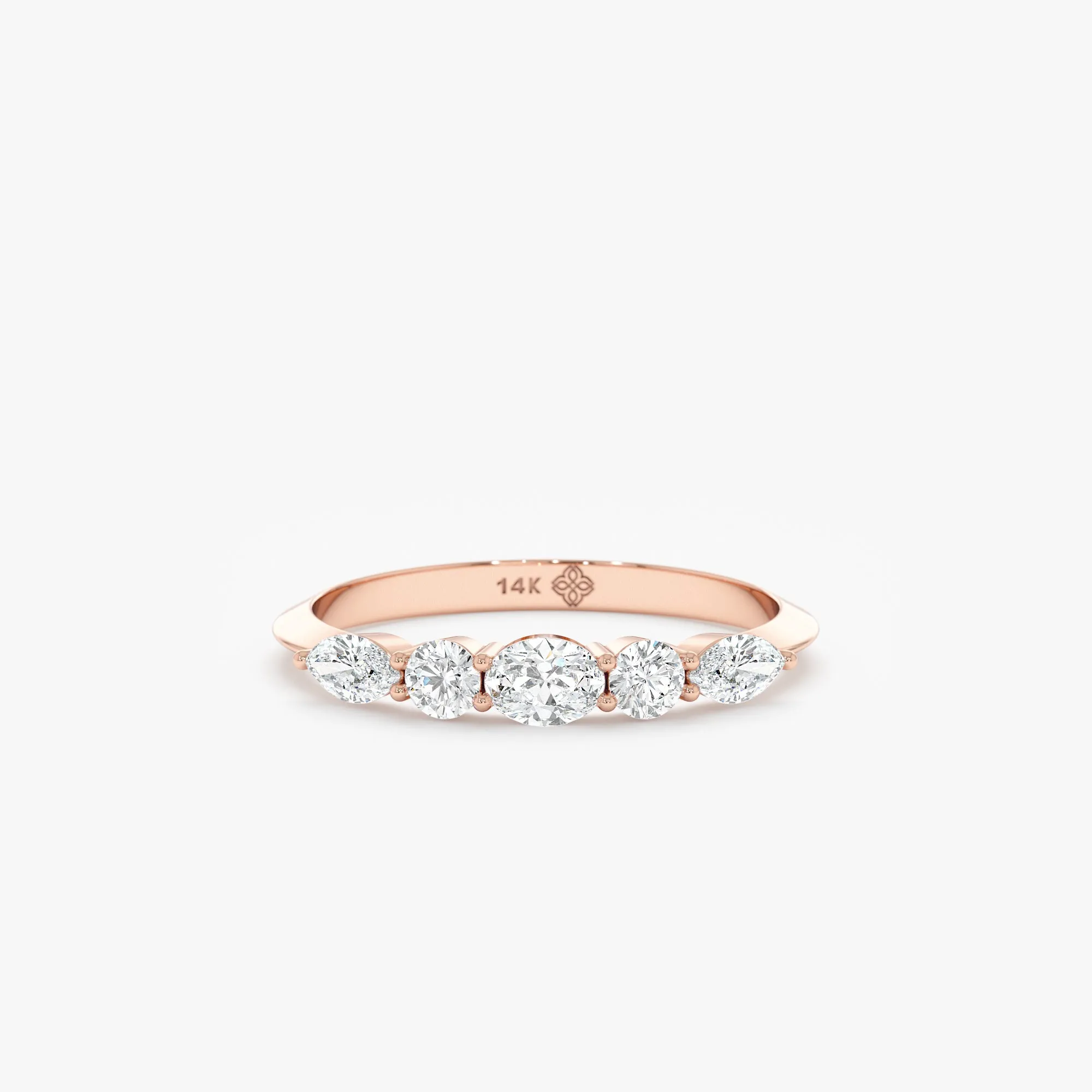 Lab-Grown Diamond Half-Eternity Ring, Minha SARAHELISE