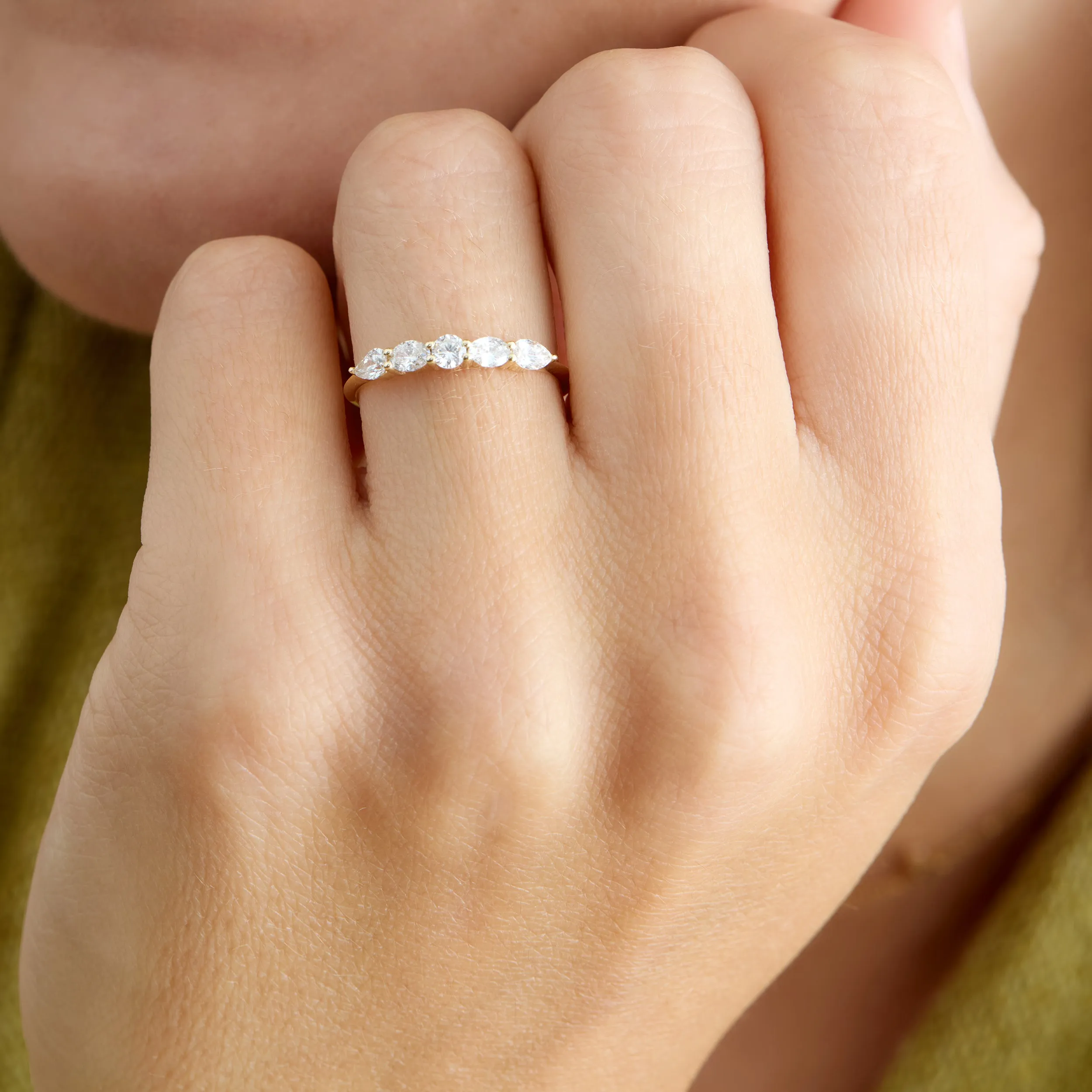 Lab-Grown Diamond Wedding Band, Elif SARAHELISE