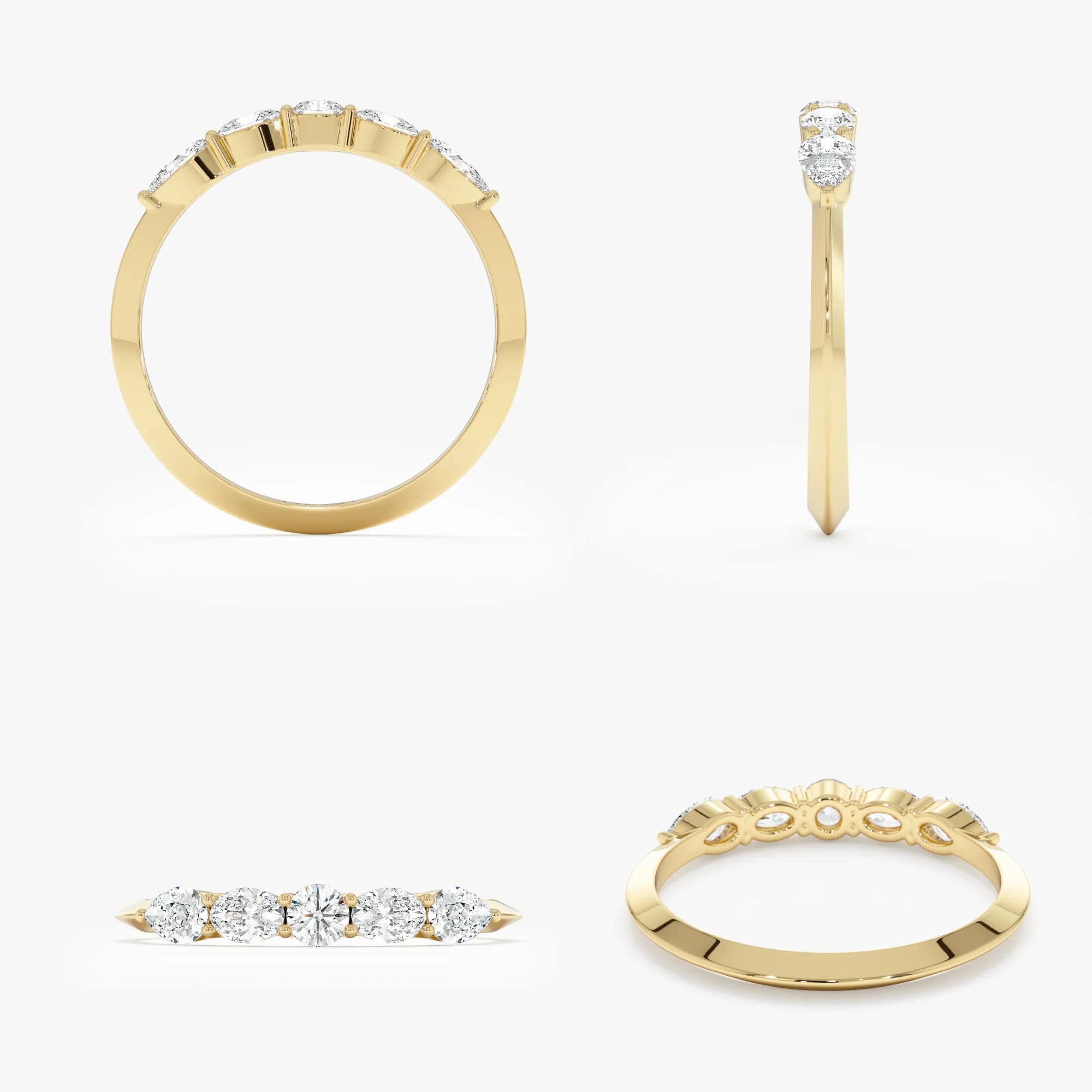 Lab-Grown Diamond Wedding Band, Elif SARAHELISE
