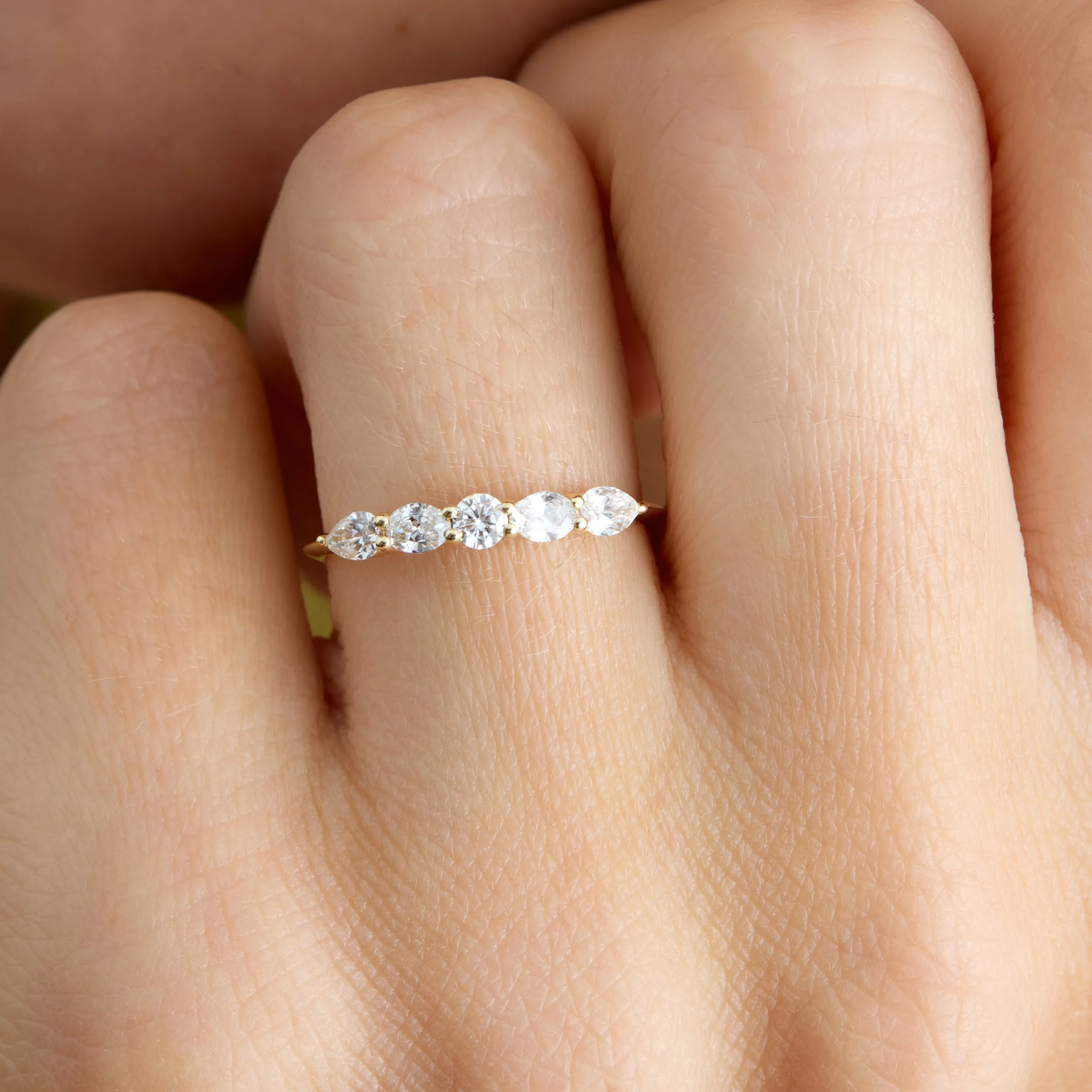 Lab-Grown Diamond Wedding Band, Elif SARAHELISE