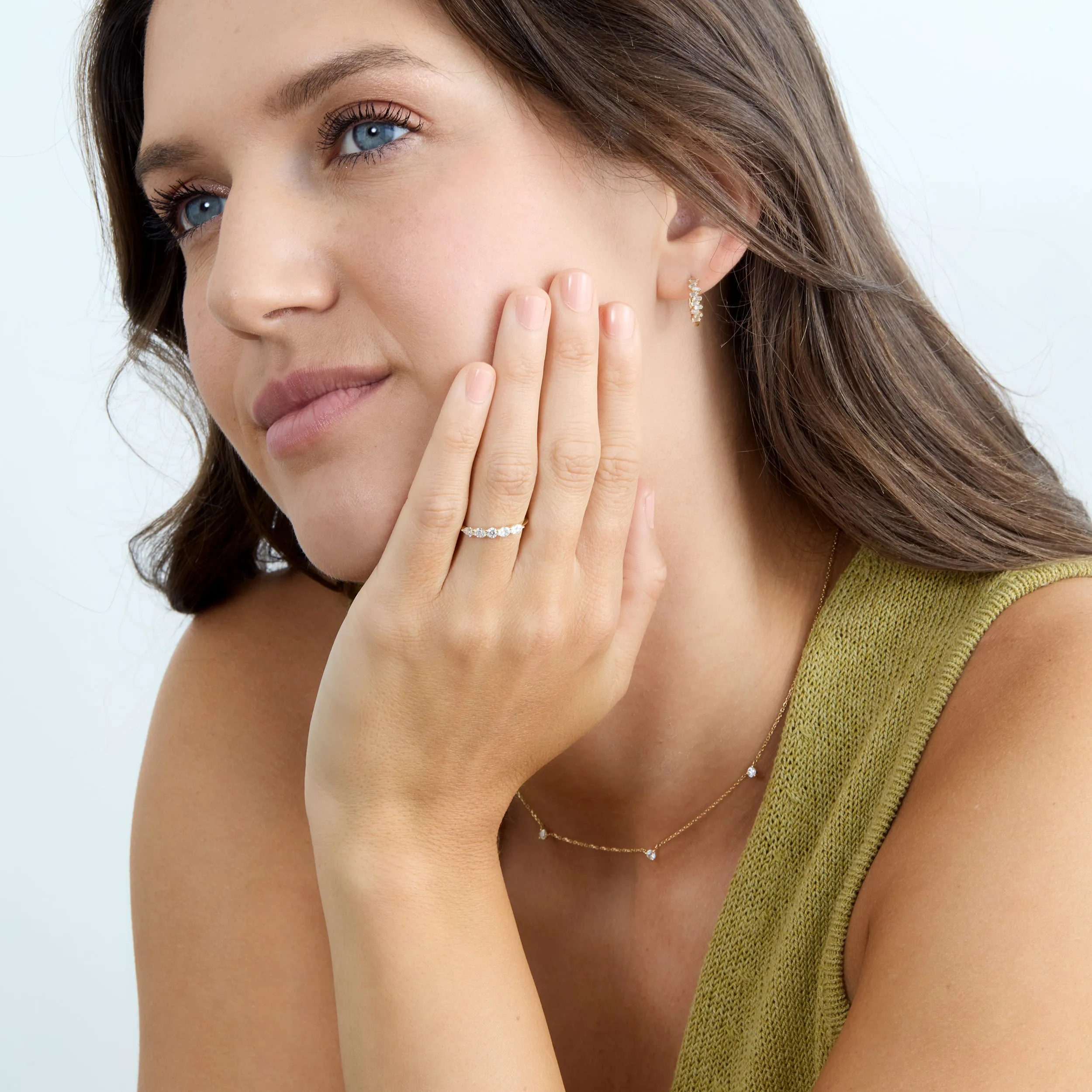 Lab-Grown Diamond Wedding Band, Elif SARAHELISE