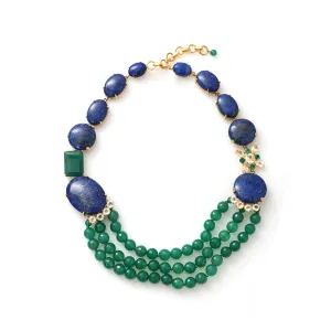 Lapis Quartz Necklace